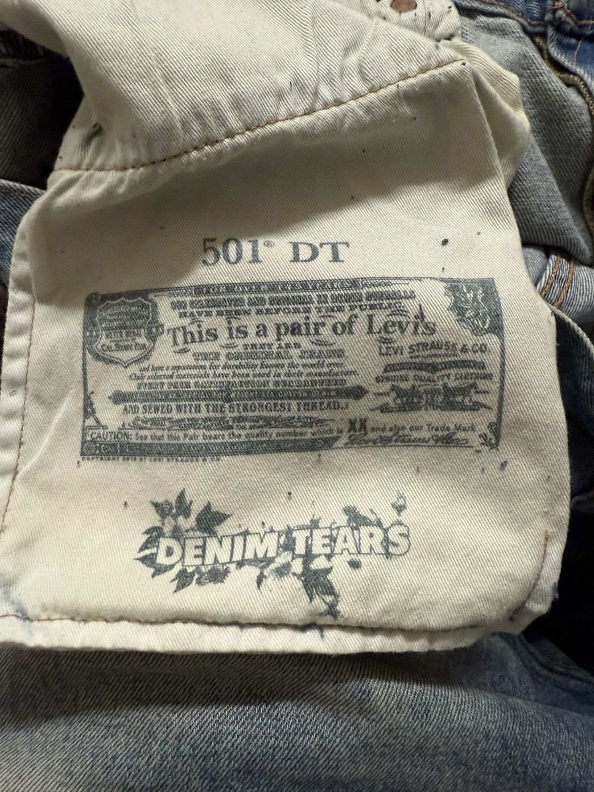 DENIM TEARS Denim Tears x Offset 501 Jeans Light Wash Size US 38 / EU 54 - 5 Thumbnail