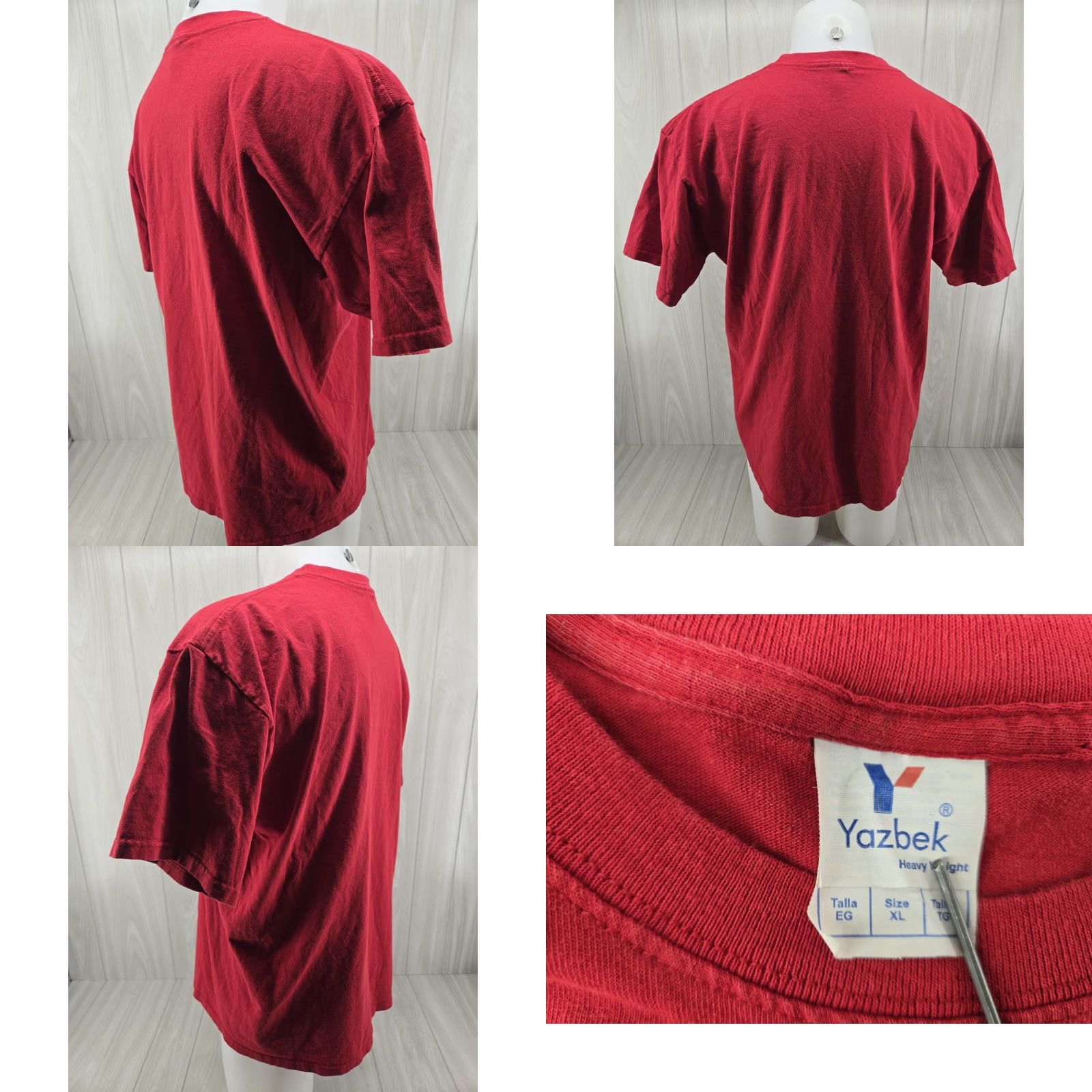 Vintage VINTAGE Birmingham Bulls Hockey Red T Shirt Red Size XL Size US XL / EU 56 / 4 - 8 Thumbnail