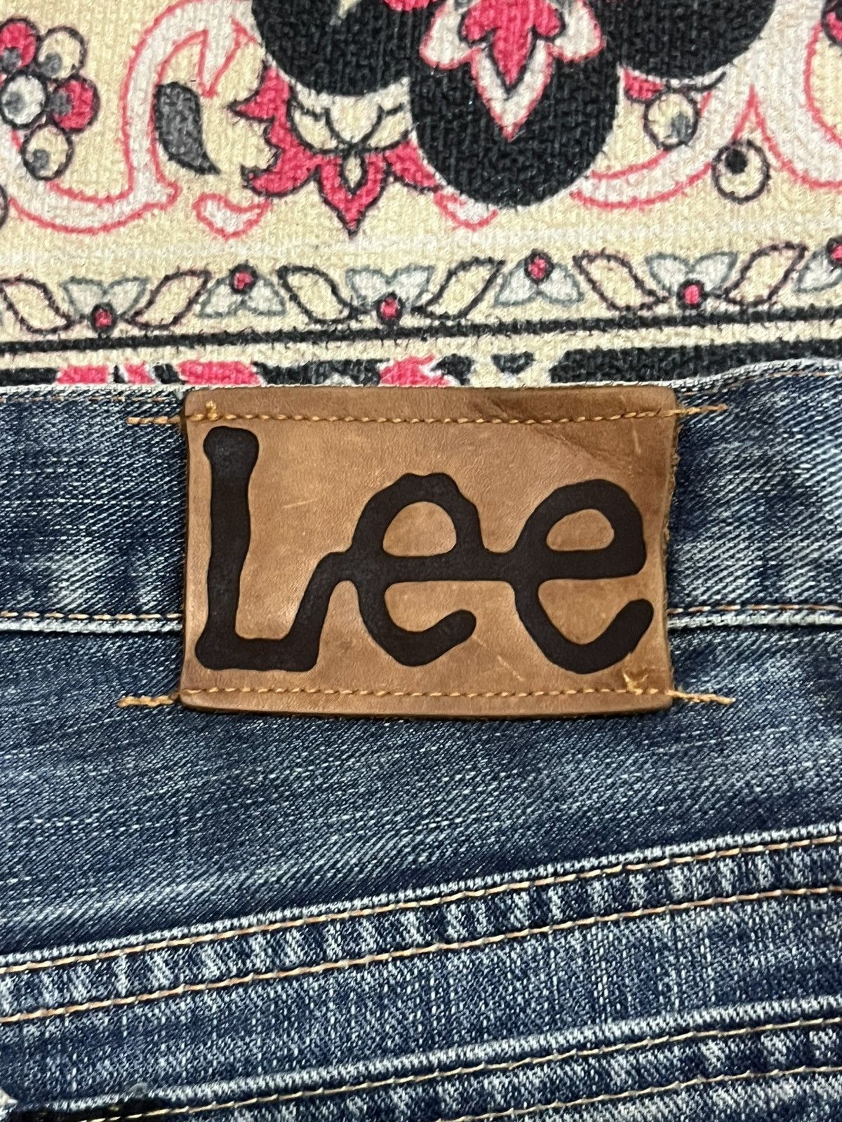 Lee Vintage Lee Riders Union Made Sanforized Distress Blue Jeans Size US 29 - 9 Thumbnail