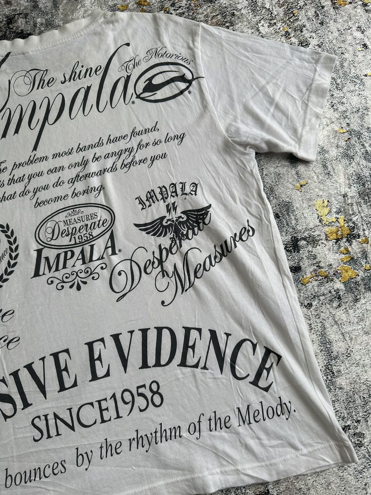 Hysteric Glamour THE SHINE IMPALA MASSIVE EVIDENCE CRAZY HYSTERIC PUNK STYLE Size US M / EU 48-50 / 2 - 8 Thumbnail