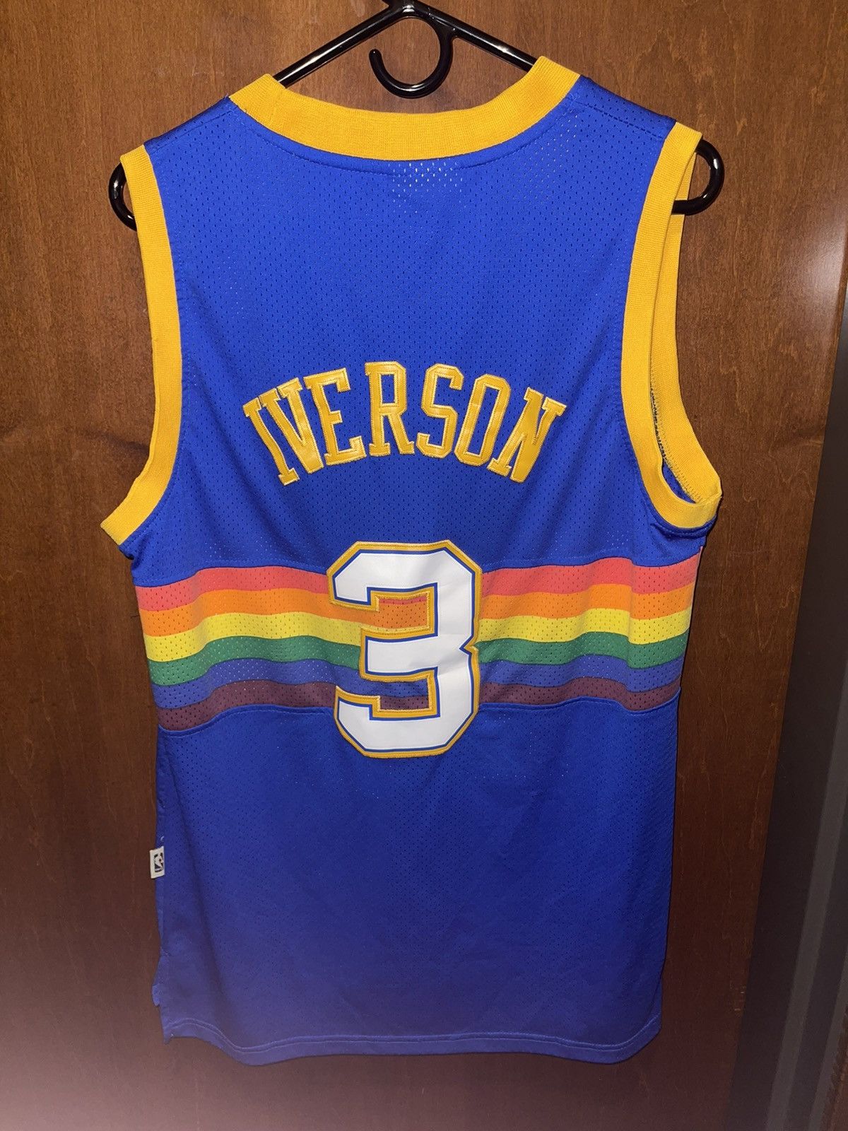 Adidas × NBA Denver Nuggets Jersey Iverson Size US M / EU 48-50 / 2 - 2 Thumbnail