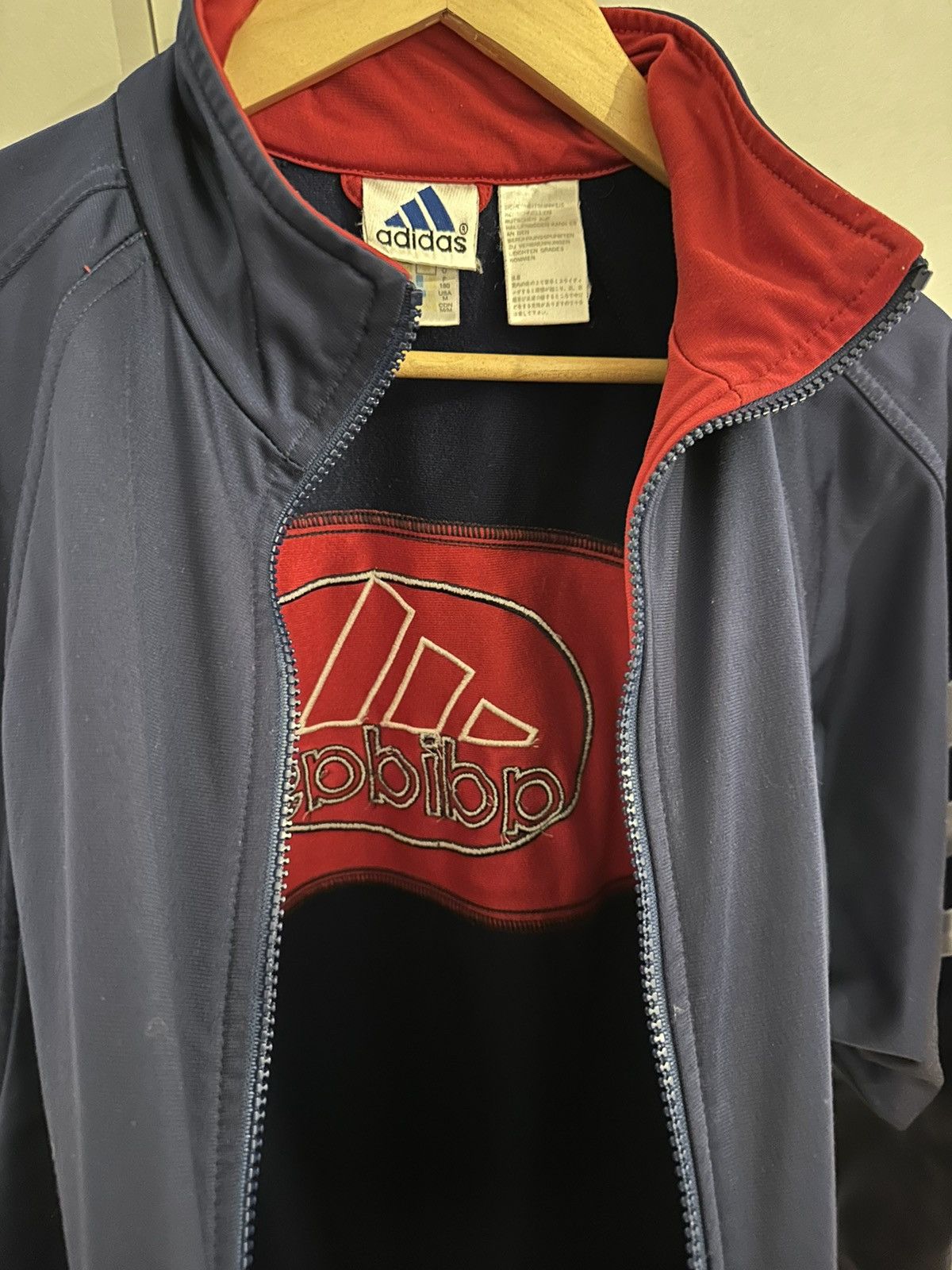 Adidas Adidas Jacket Size M-L Vintage Retro Jacke Size US M / EU 48-50 / 2 - 6 Thumbnail
