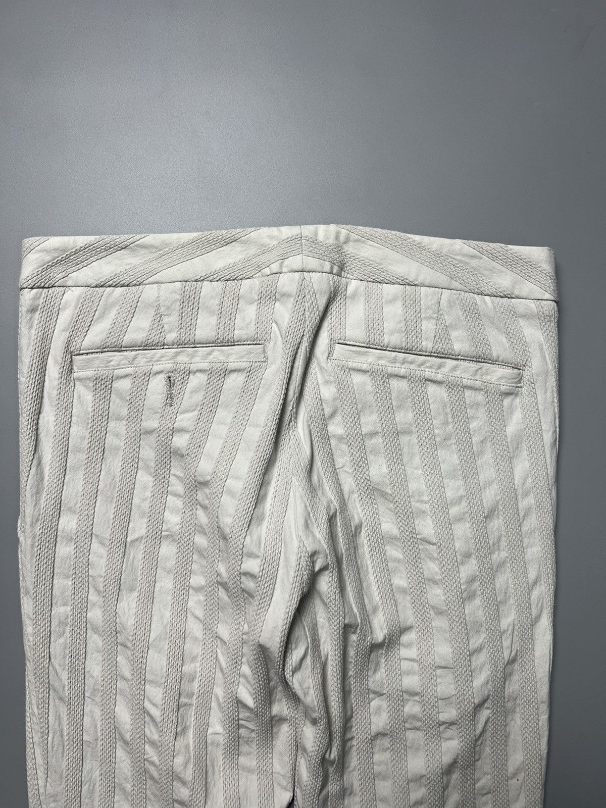 Issey Miyake × Pleats Please Issey Miyake × Vintage Vintage IsseyMiyake Striped Bones Pants Size US 30 / EU 46 - 8 Thumbnail