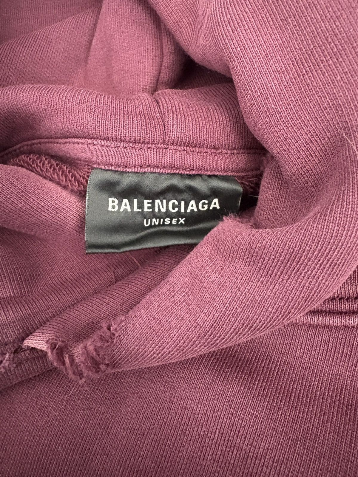 Balenciaga Balenciaga Distressed Type Duct Tape Logo Hoodie 'M' Size US M / EU 48-50 / 2 - 3 Thumbnail