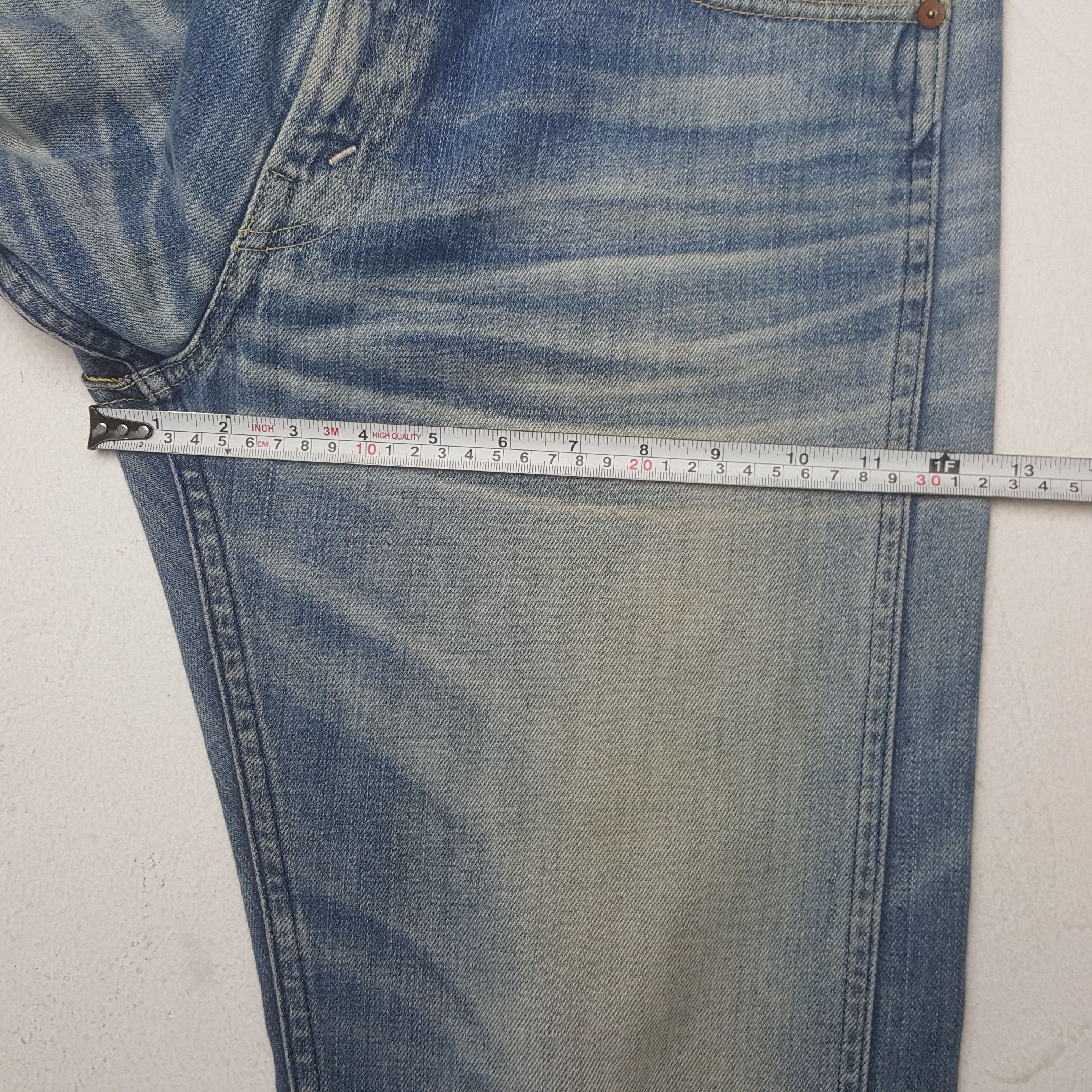 Evisu × Japanese Brand × Vintage Vintage Evisu Japanese Brand Daicock Custom Art Denim Size US 34 / EU 50 - 11 Thumbnail