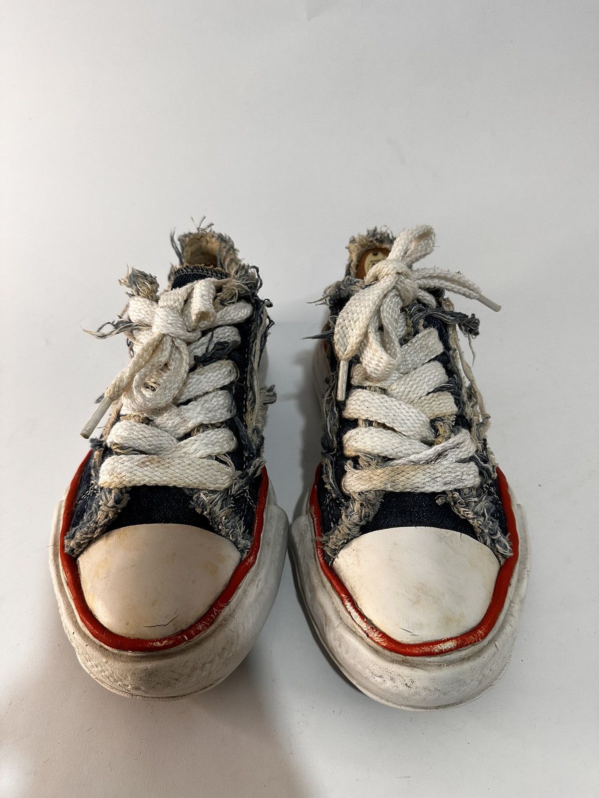 Maison MIHARA YASUHIRO × Nigel Cabourn Maison MIHARA YASUHIRO x Nigel Cabourn Blue Denim Sneaker. Size US 8 / EU 41 - 3 Thumbnail