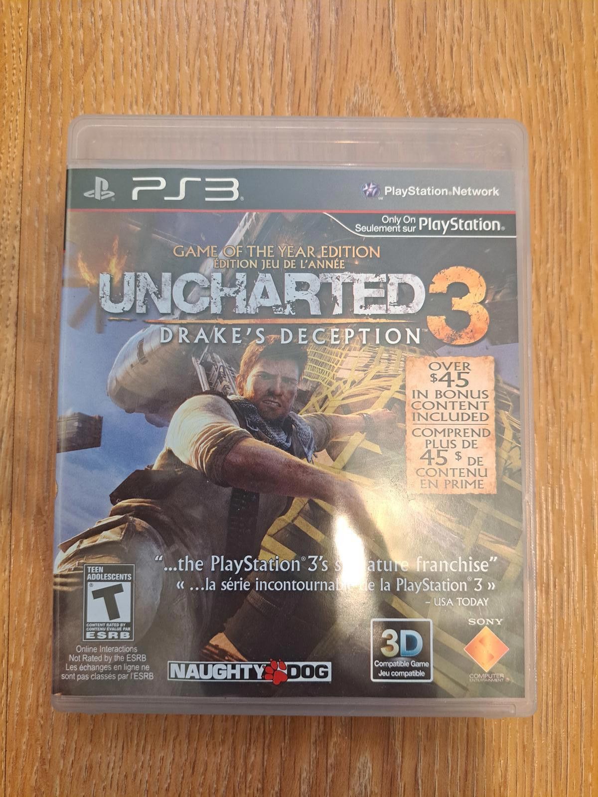 Sony Uncharted 3 Drakes Deception PS3 Game of the Year Edition Size ONE SIZE - 1 Thumbnail