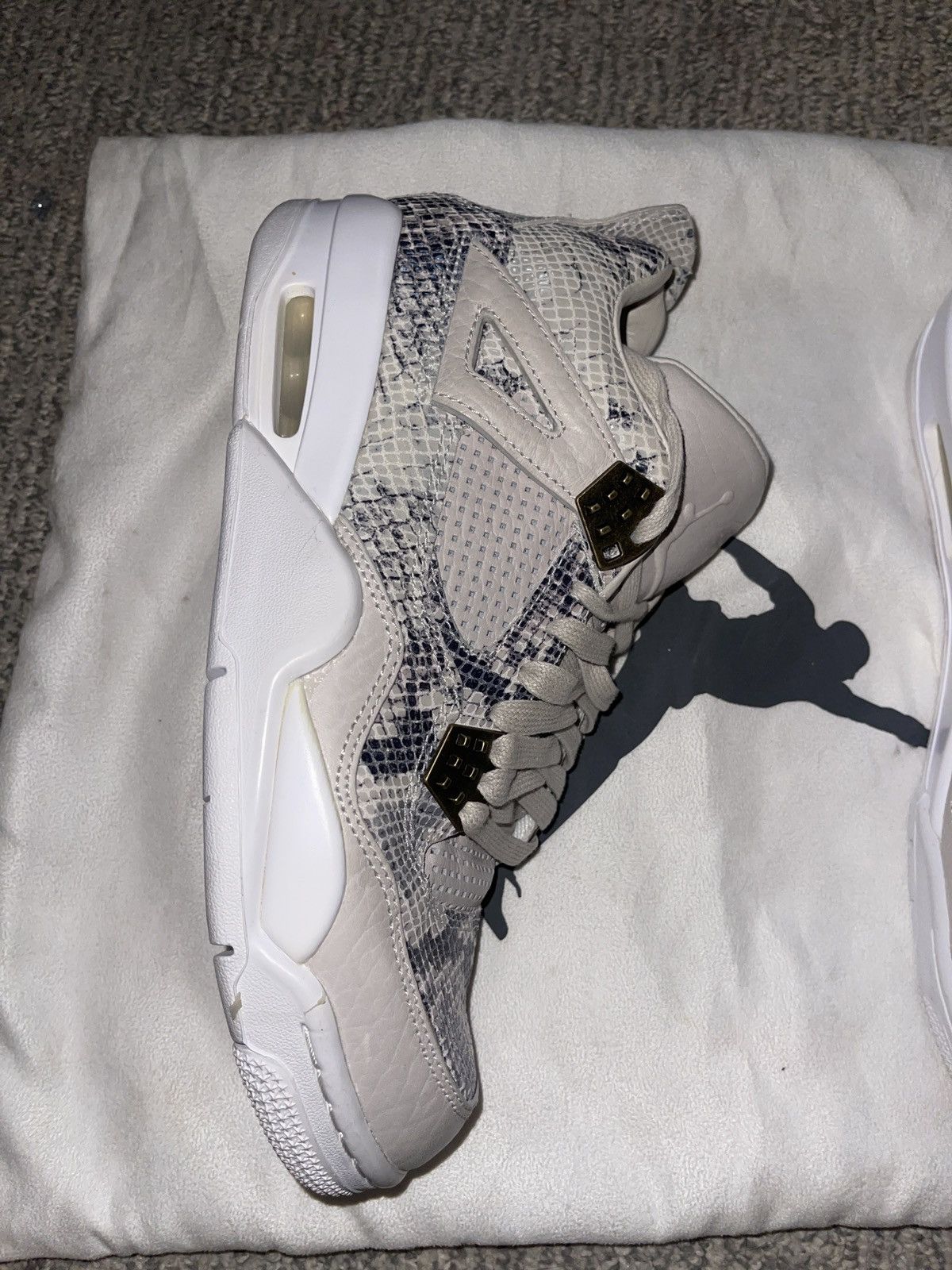 Jordan Brand × Nike Jordan Retro 4 Snakeskin 2016 Premium Size US 8 / EU 41 - 3 Thumbnail