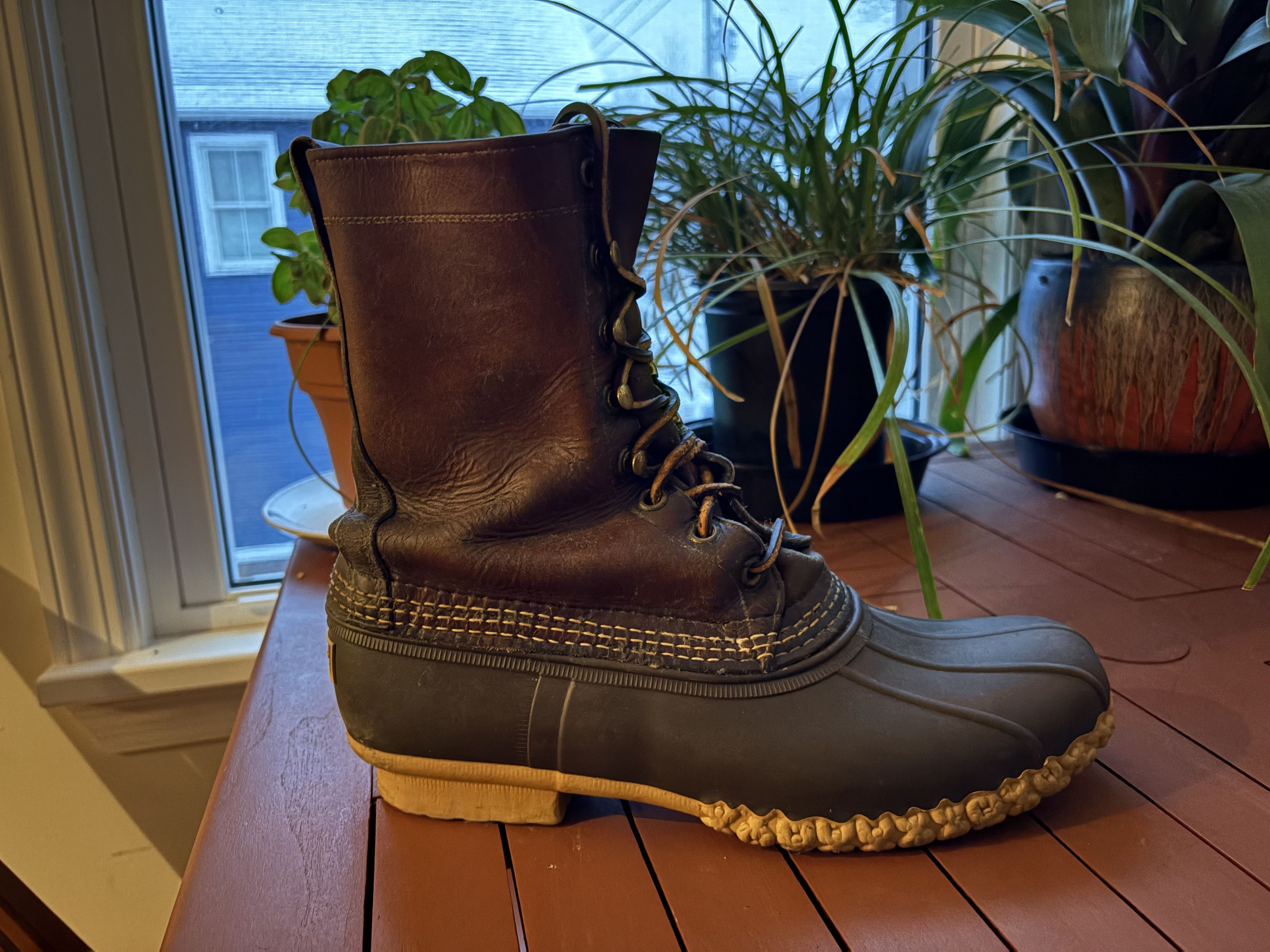 L.L. Bean Antique/Vintage 60's 70's Maine Hunting Shoe Bean Boot Size US 11 / EU 44 - 10 Thumbnail