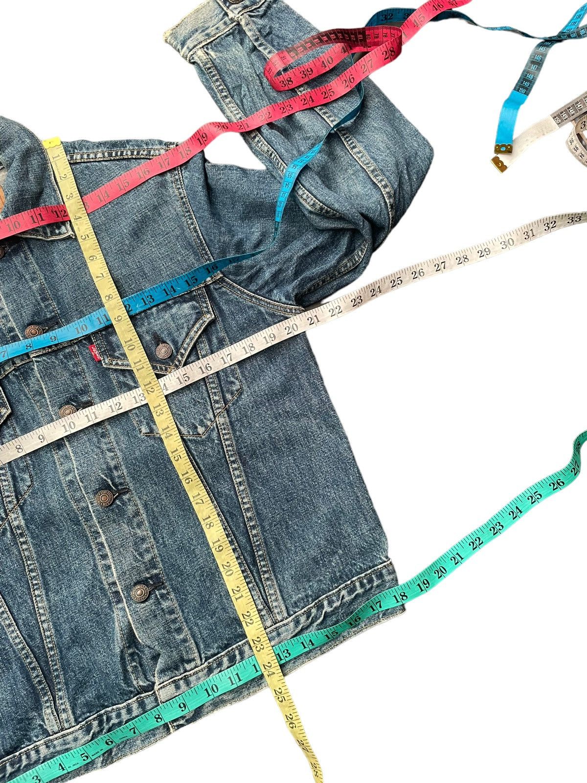 Levi's Vintage 90’s Levis 71557 E Denim Jacket Size US M / EU 48-50 / 2 - 18 Thumbnail