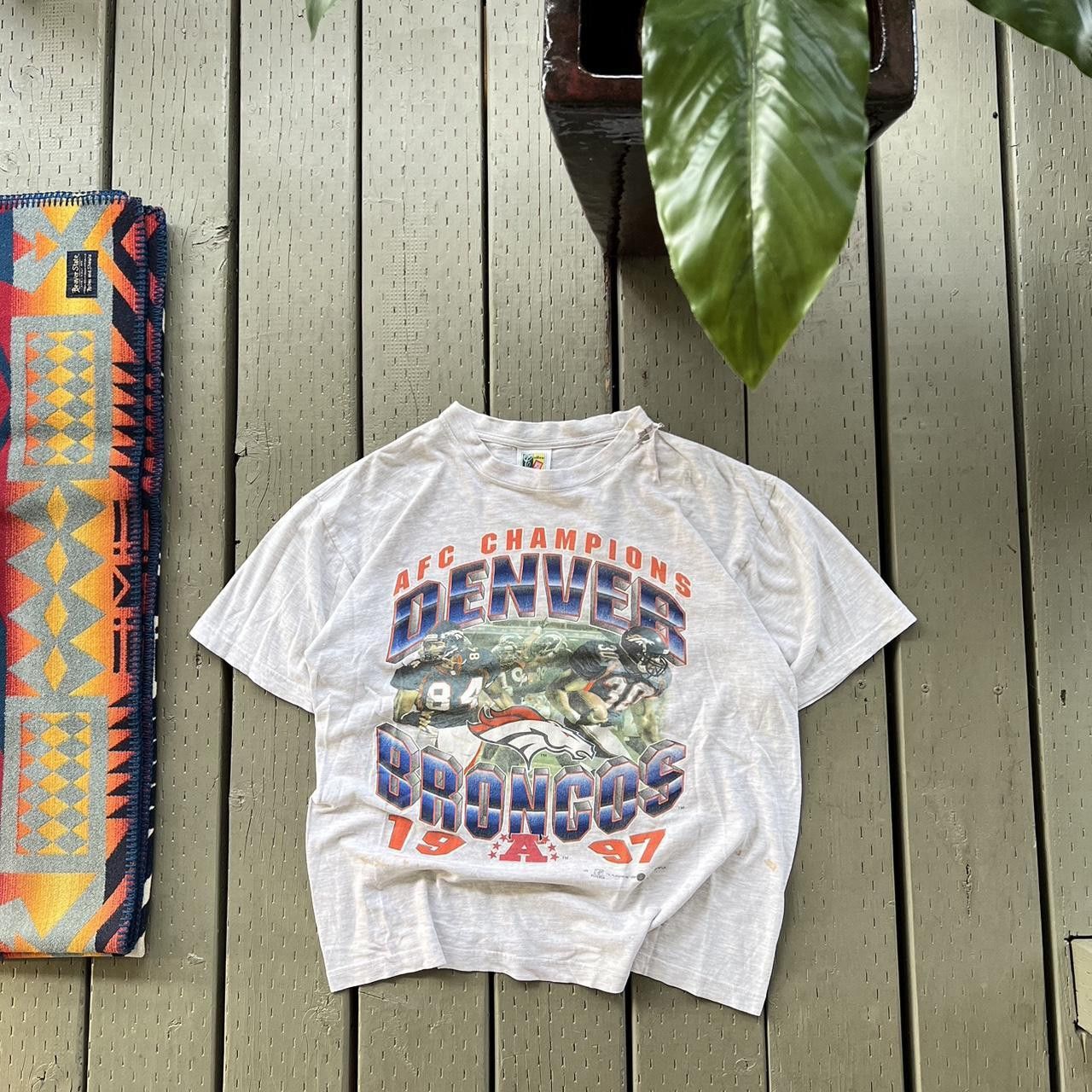 NFL × Vintage Vintage Denver Broncos Super Bowl Tshirt Size US M / EU 48-50 / 2 - 3 Thumbnail