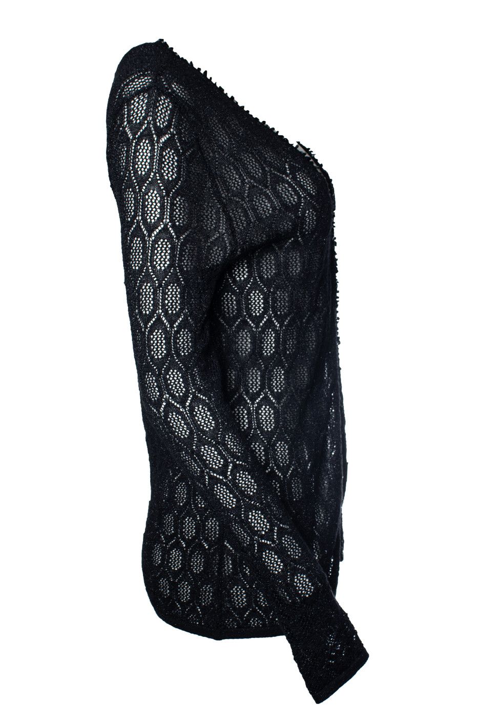 Other Cesare Gatti, knitted lurex cardigan with beads Size M / US 6-8 / IT 42-44 - 4 Thumbnail