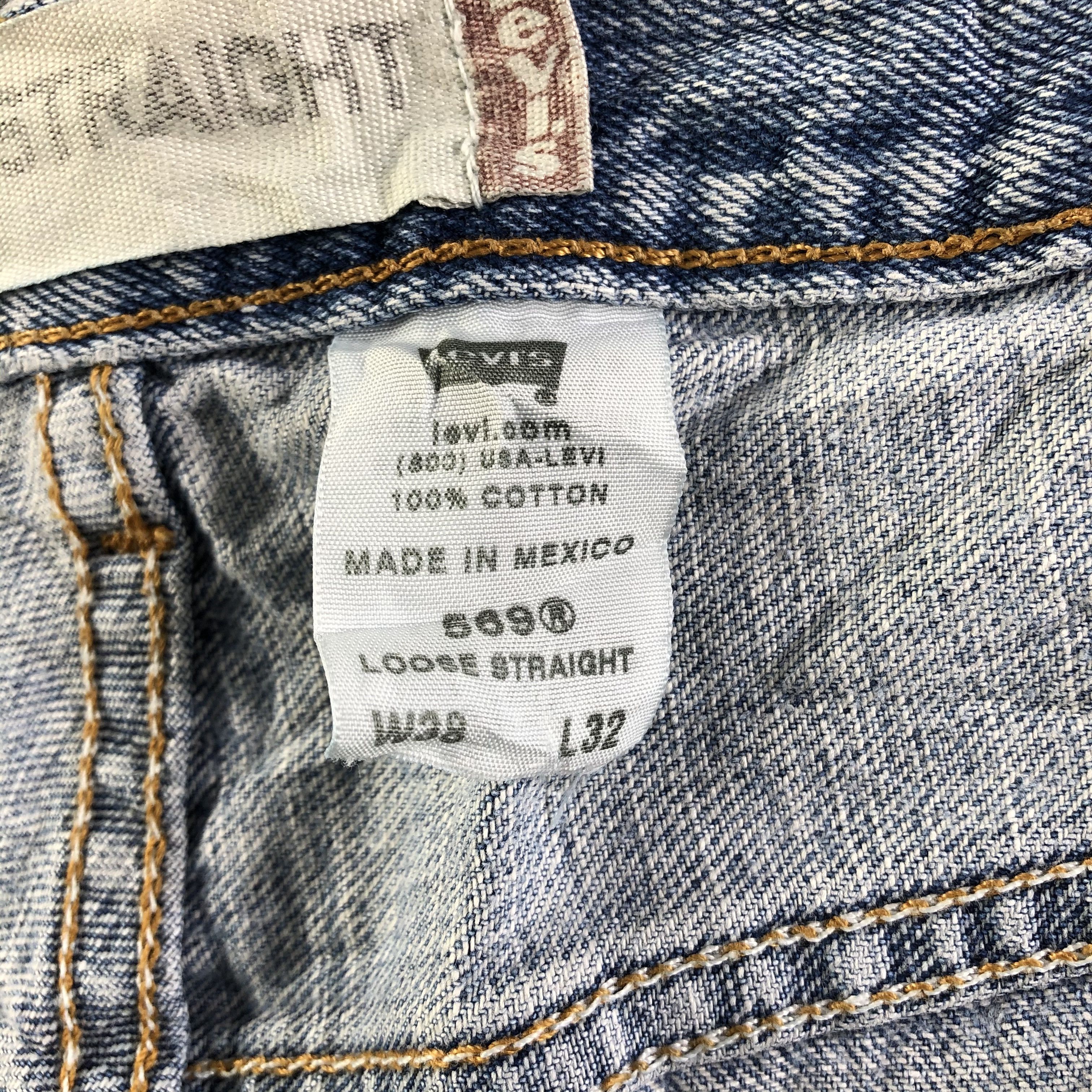 Levi's Vintage Light Wash Levis 569 Jeans-J3627 Size US 38 / EU 54 - 11 Thumbnail