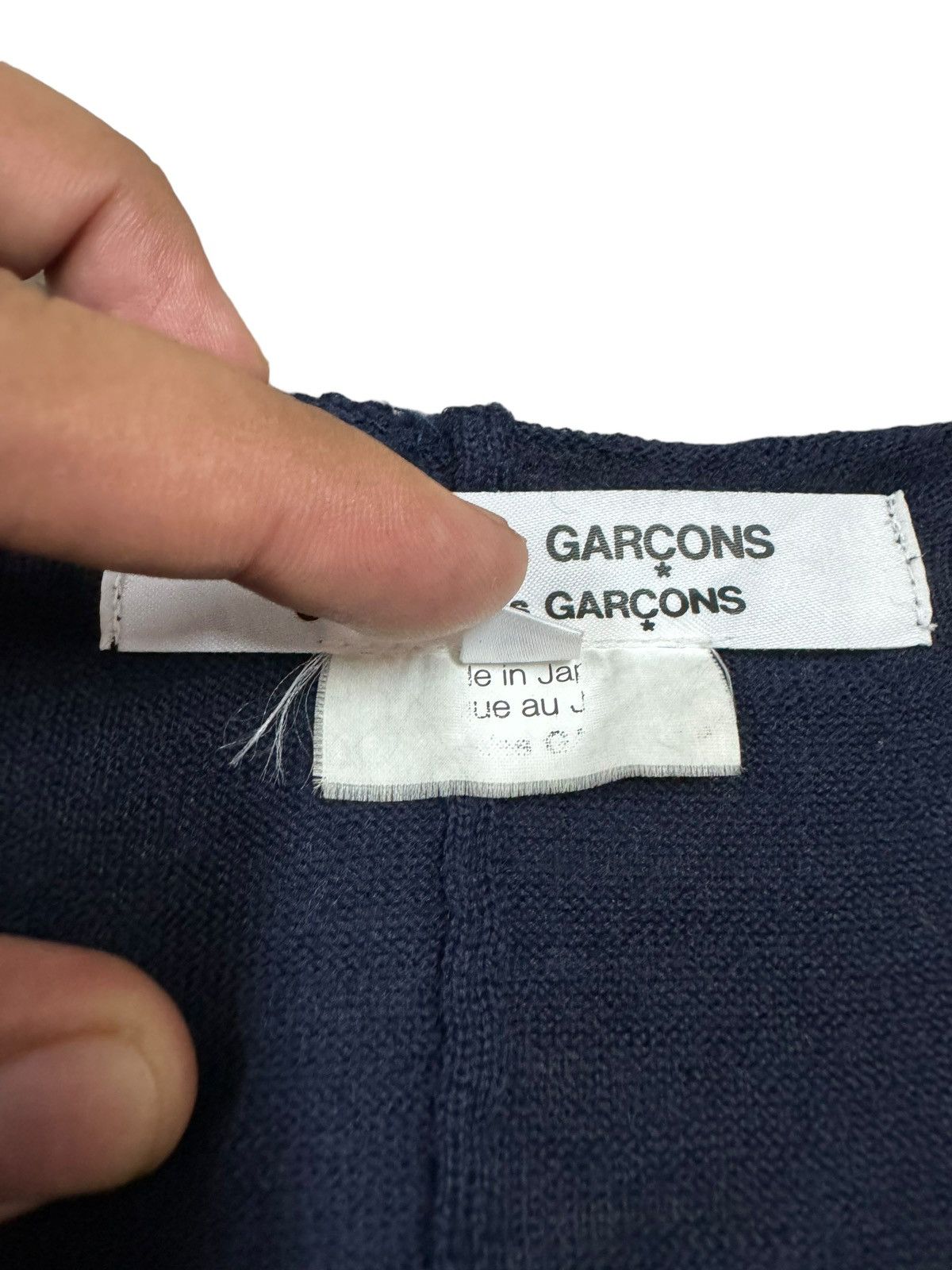Comme des Garcons × Comme des Garcons Homme Plus Comme Des Garçons Knitwear Wool Jumper Asymmetric Shirt Size US S / EU 44-46 / 1 - 14 Thumbnail