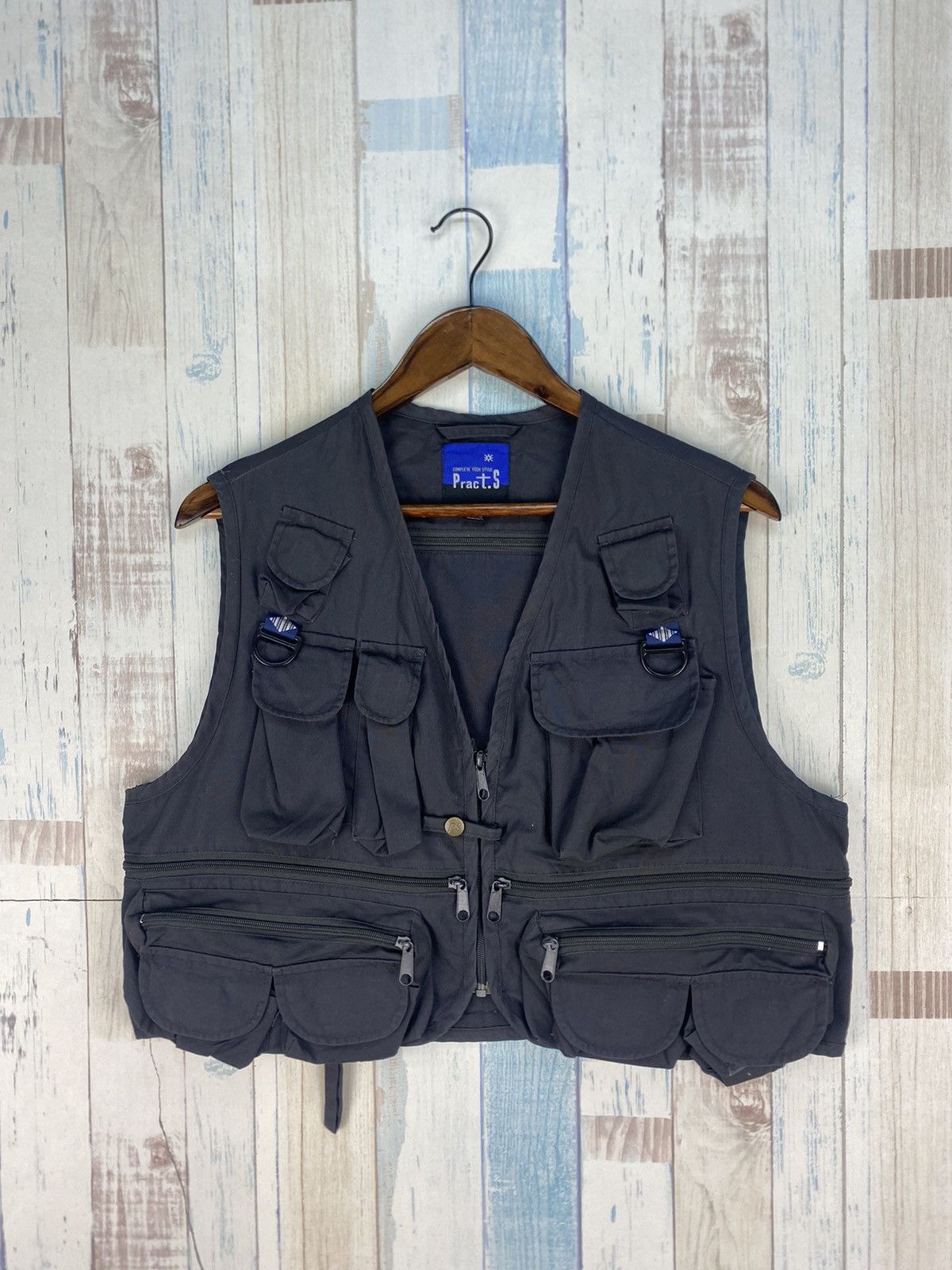 Japanese Brand Vintage Pract Studio Tactical Hunting Vest Size US L / EU 52-54 / 3 - 1 Thumbnail