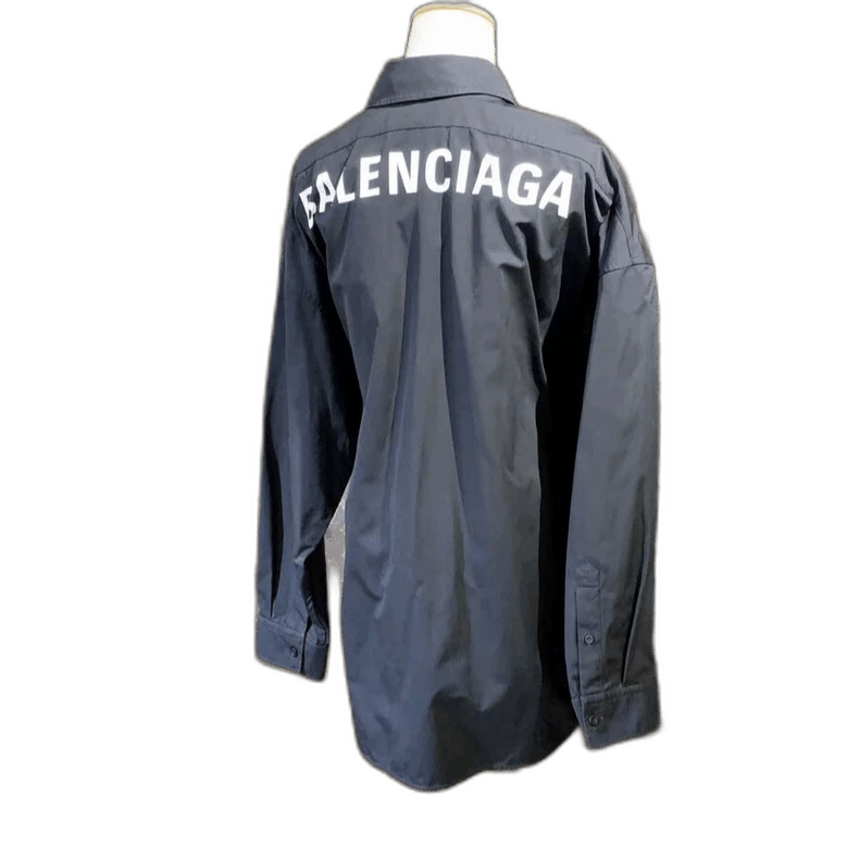 Balenciaga balenciaga logo shirt with slight wear Size US M / EU 48-50 / 2 - 1 Thumbnail