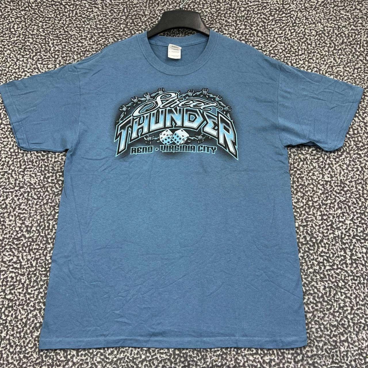 Other Vintage Reno Street Thunder Shirt Men L Short Sleeve New Size US L / EU 52-54 / 3 - 2 Thumbnail