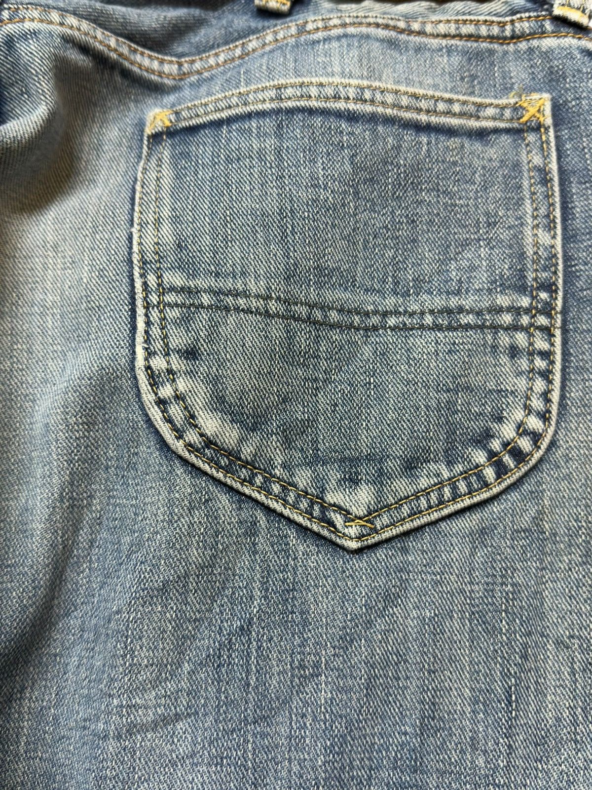 Johnbull Vintage Sewing Chop Clinic By Johnbull Selvedge Style Jeans Size US 33 - 6 Thumbnail