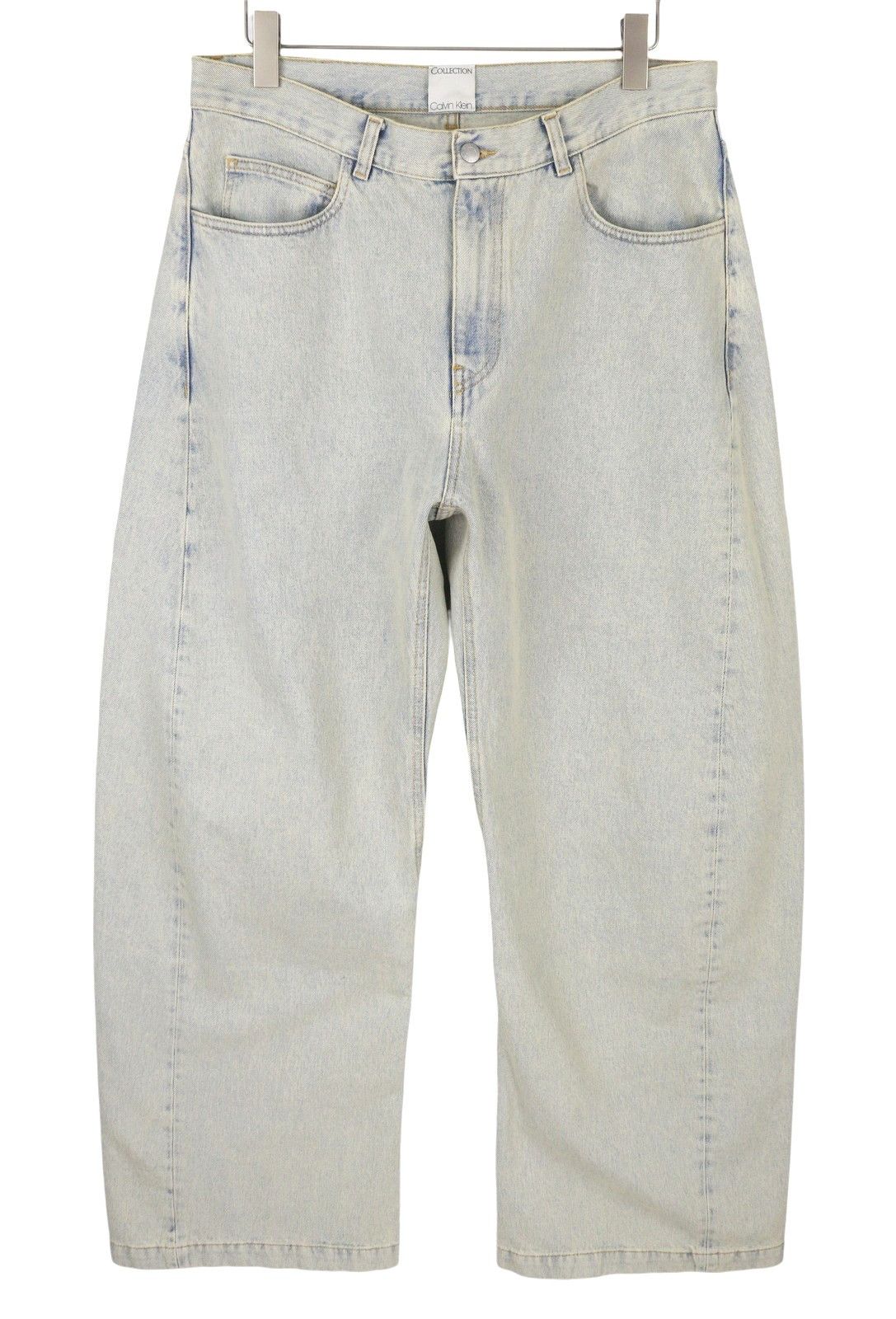 Calvin Klein W34/L32 Blue Faded Wide Leg Relaxed 87837 Size US 34 / EU 50 - 2 Thumbnail