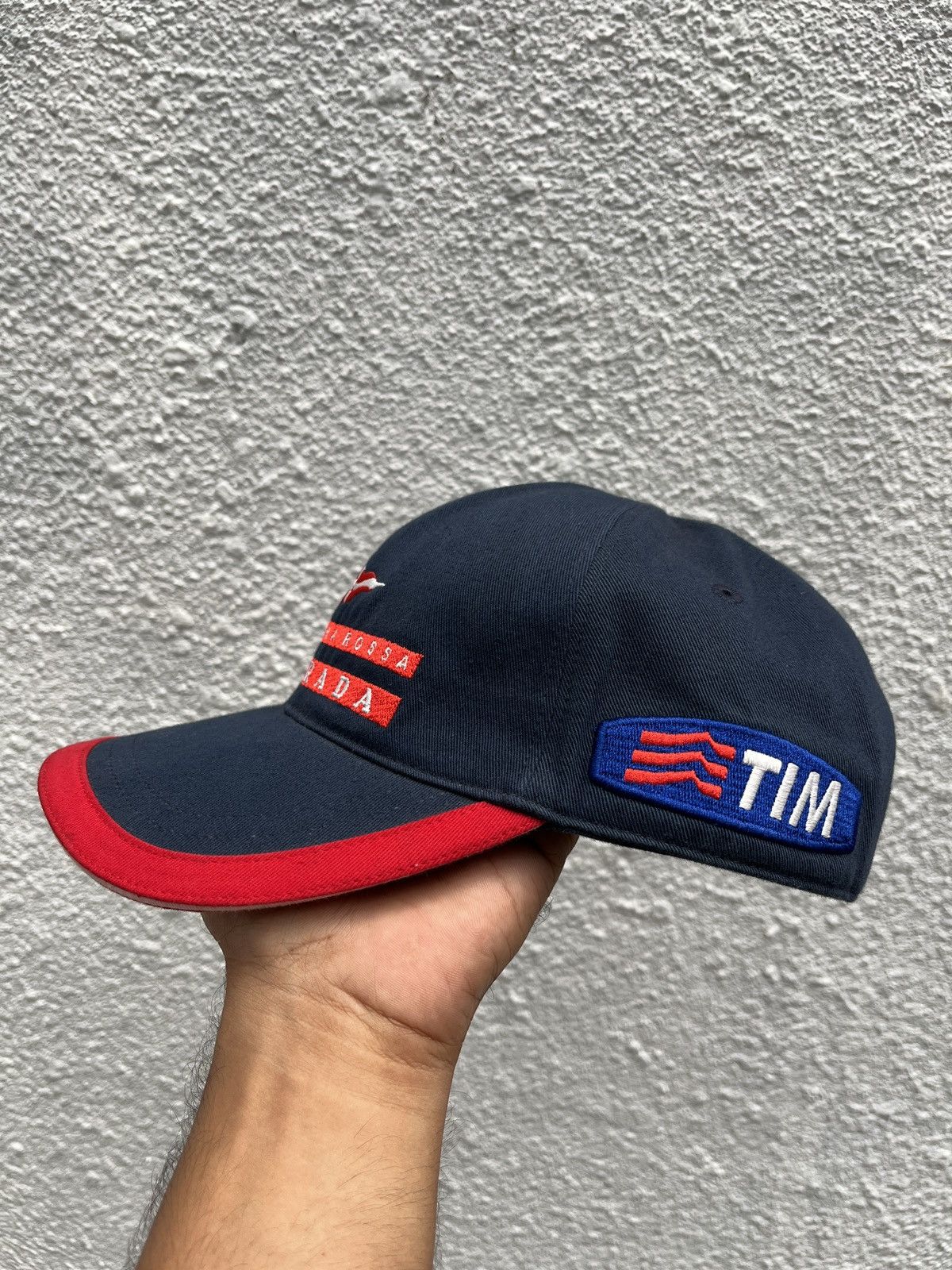 Prada 2003 Prada Luna Rossa Navy Red Cap Size ONE SIZE - 3 Thumbnail