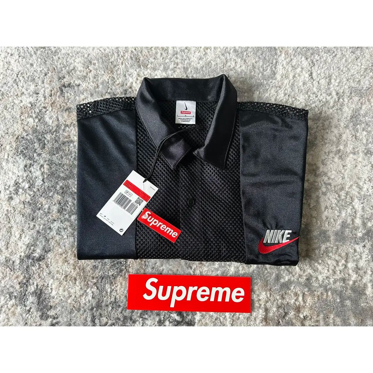 Supreme SUPREME x NIKE MESH S/S SHIRT Size US L / EU 52-54 / 3 - 2 Thumbnail