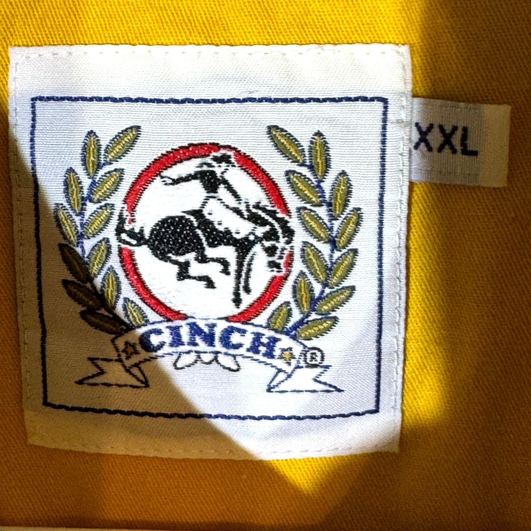 Vintage Cinch Plaid Cotton Button-Down Shirt 2XL Yellow Western / Mens / Long Sleeve / Casual, Travel Size US XXL / EU 58 / 5 - 7 Thumbnail