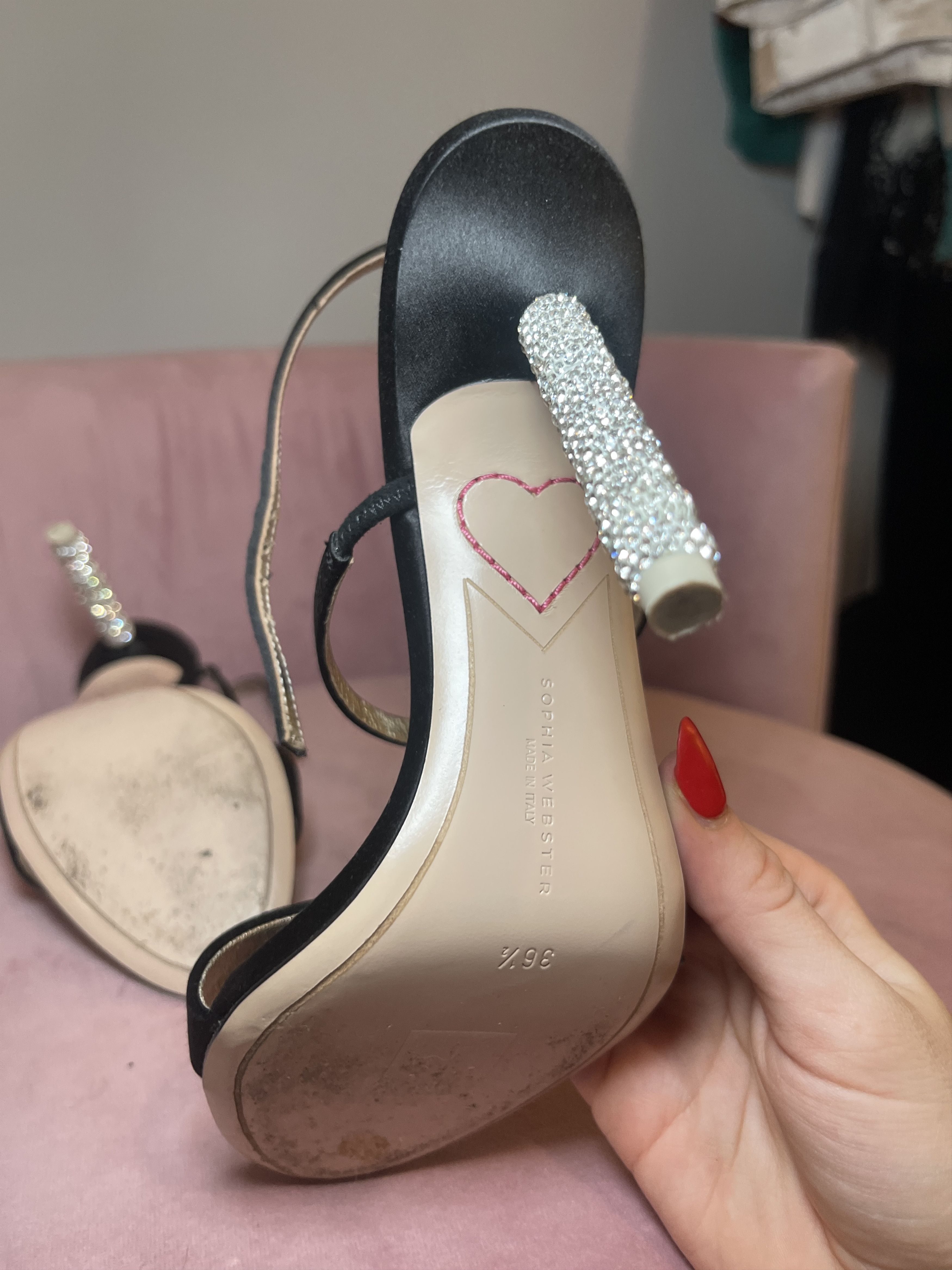 Sophia Webster sophia webster heels with rhinestone heel Size US 6.5 / IT 36.5 - 8 Thumbnail