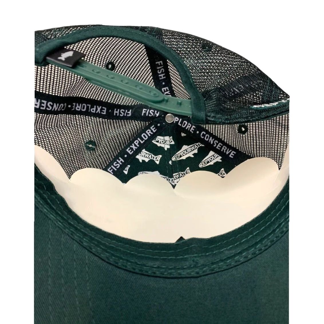 Bally RepYourWater East Lansing MI New Adult Adjustable Snapback Ball Cap Hat Green One Size Men Size ONE SIZE - 5 Thumbnail
