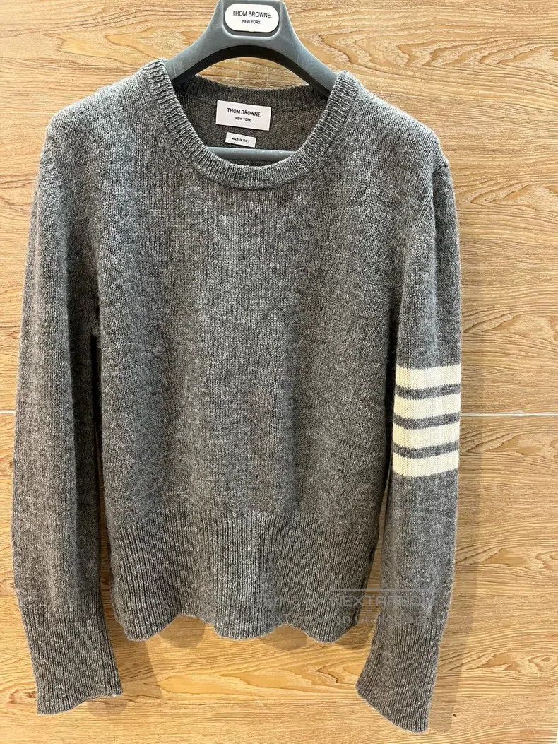 Thom Browne Cashmere Sweater Gray