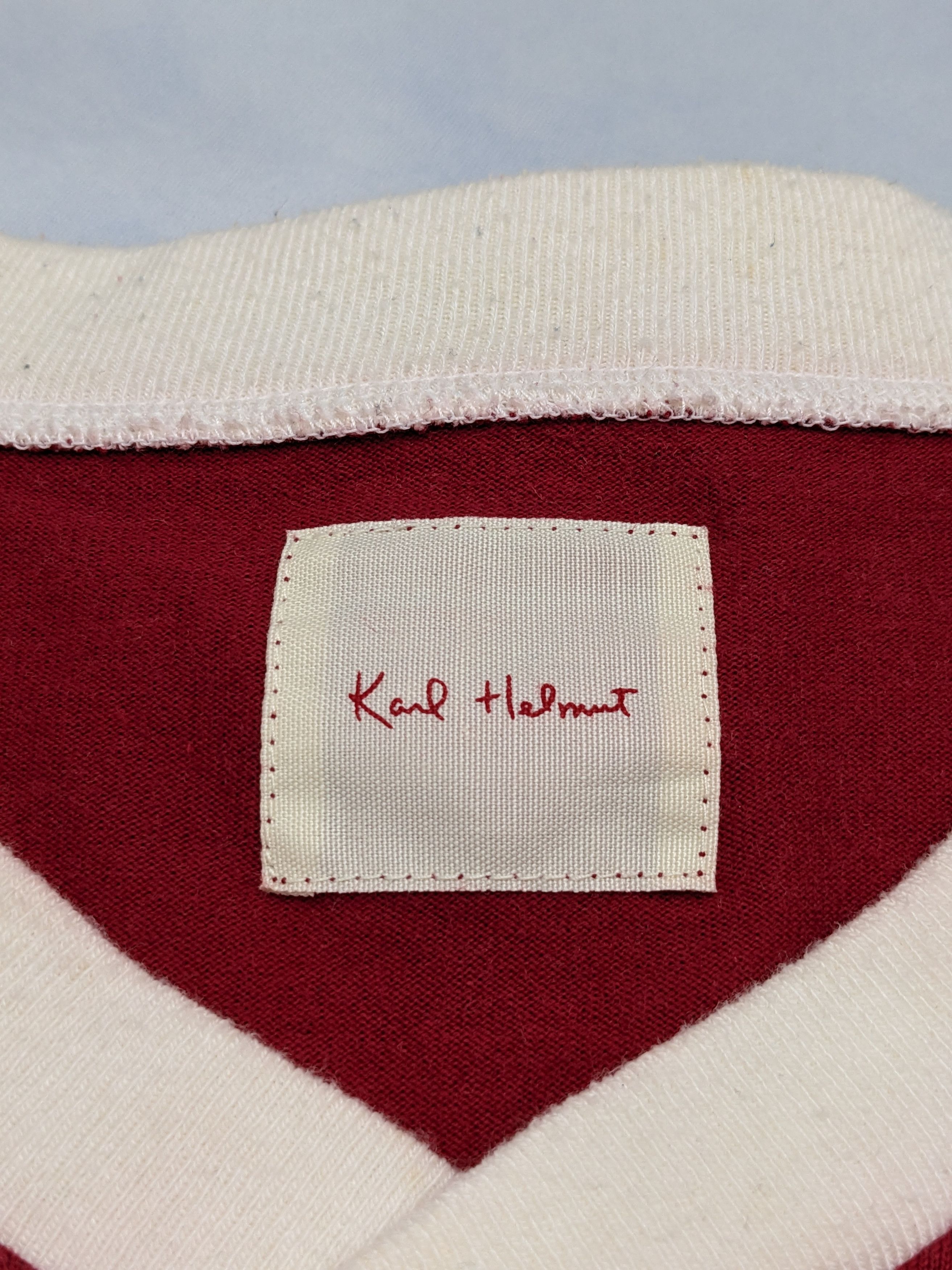 Karl Helmut JAPANESE BRAND KARL HELMUT MADE IN JAPAN TSHIRT Size US L / EU 52-54 / 3 - 10 Thumbnail
