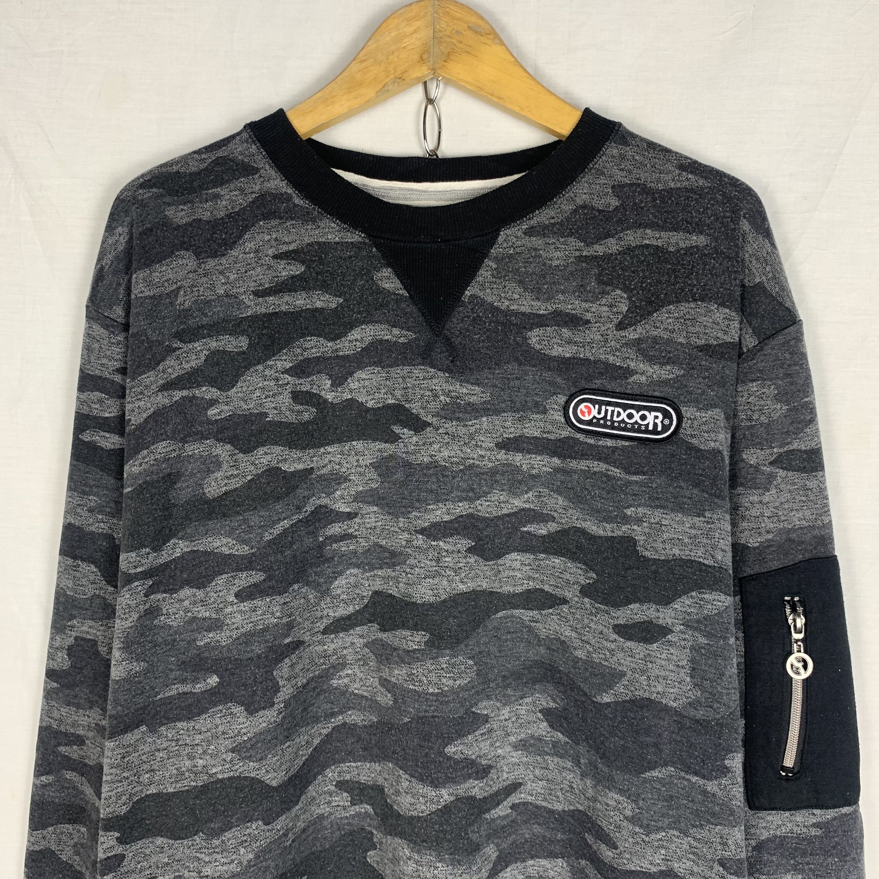 Japanese Brand Outdoor Products Camo Sweatshirt Crewneck Size US XL / EU 56 / 4 - 2 Thumbnail