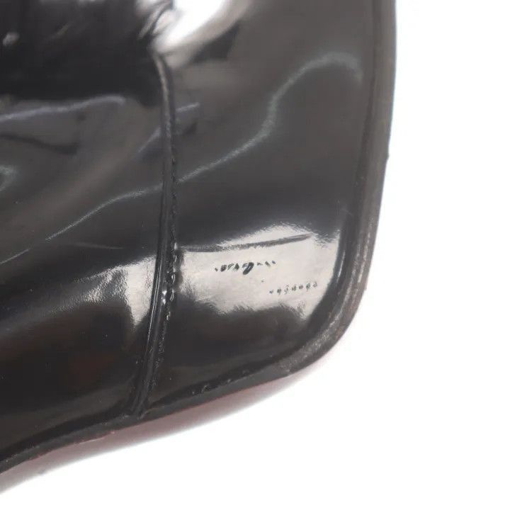 Louis Vuitton Louis Vuitton Black Fur Detail High Heels -2508 Size US 4 / IT 34 - 9 Thumbnail