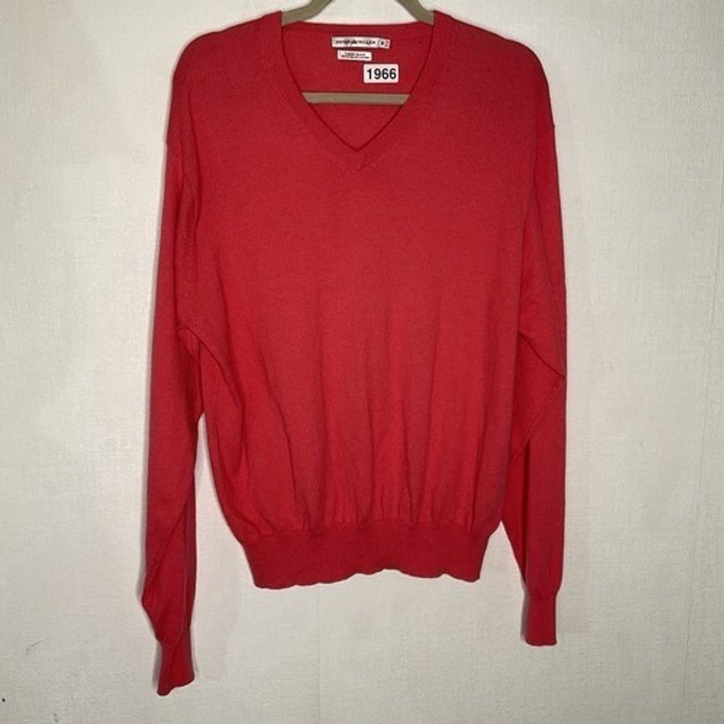 Peter Millar Peter Millar Luxury Blend V-Neck Sweater Men Size Medium Size US M / EU 48-50 / 2 - 1 Thumbnail