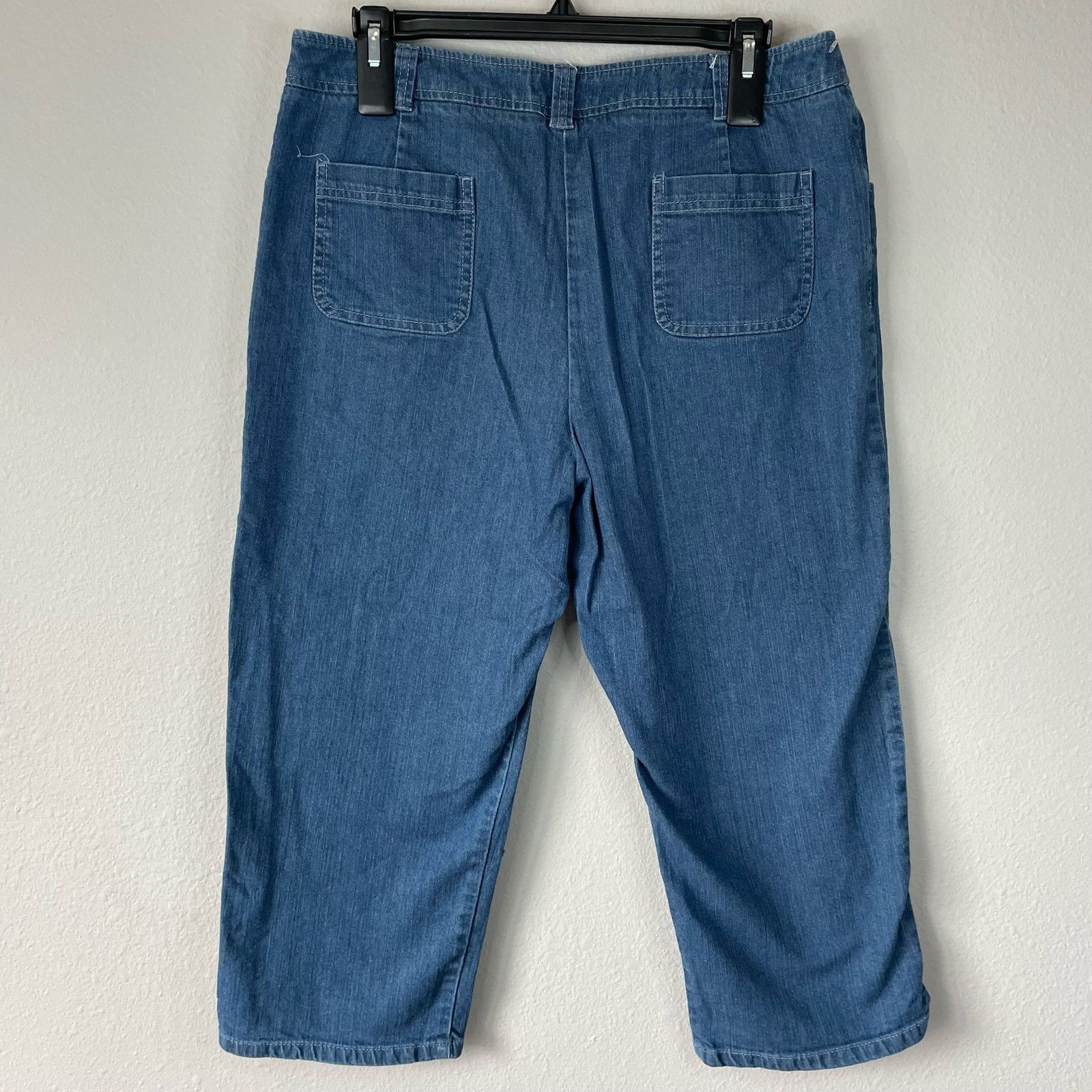 Pendleton Pendleton Denim Capris 12 Women Medium Wash Split Hem Casual Size 34" / US 12 / IT 48 - 3 Thumbnail