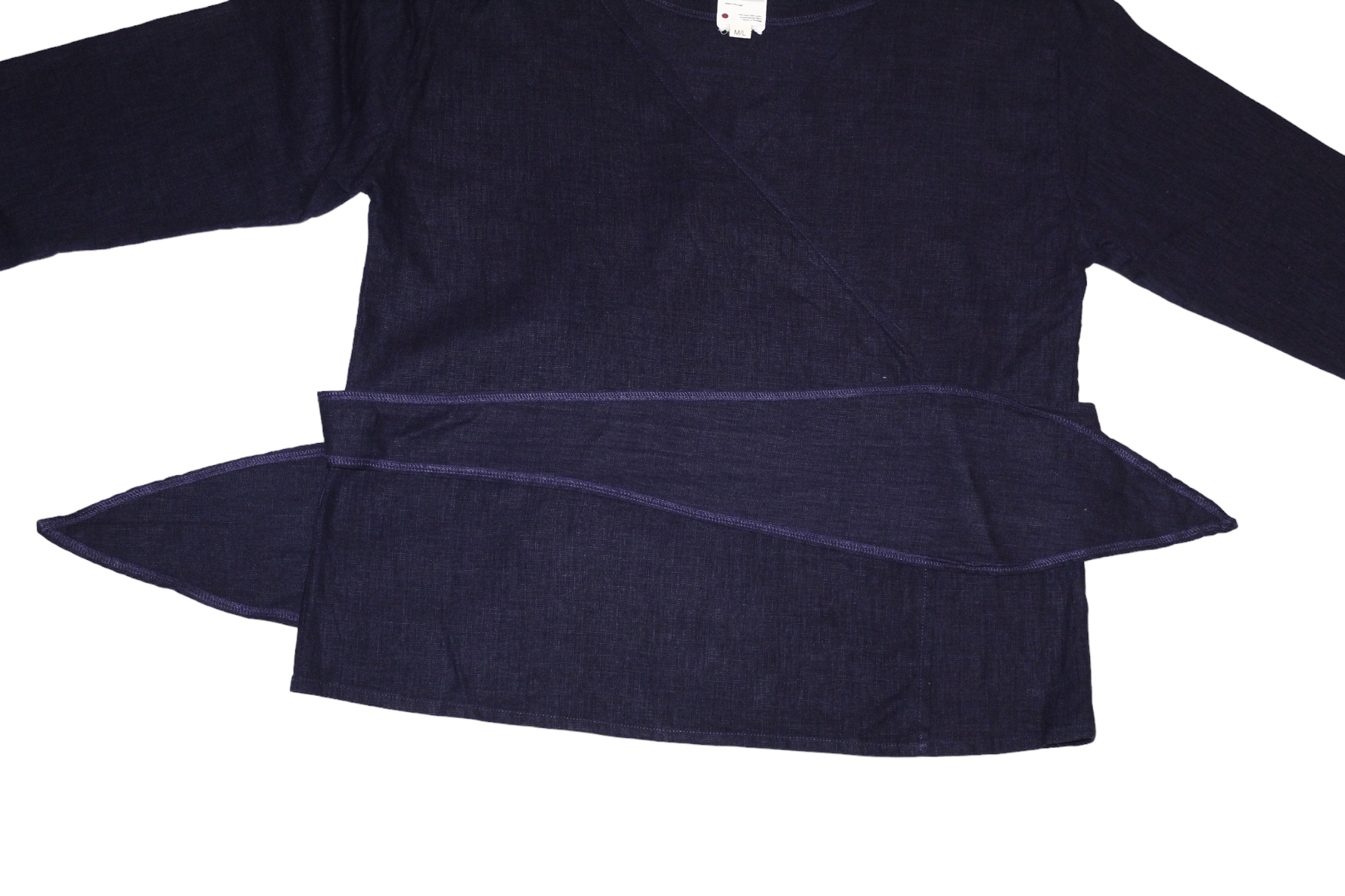 Indigo 💥Linen Cotton Indigo Kimono Cardigan by Studio Osoi Size US M / EU 48-50 / 2 - 5 Thumbnail