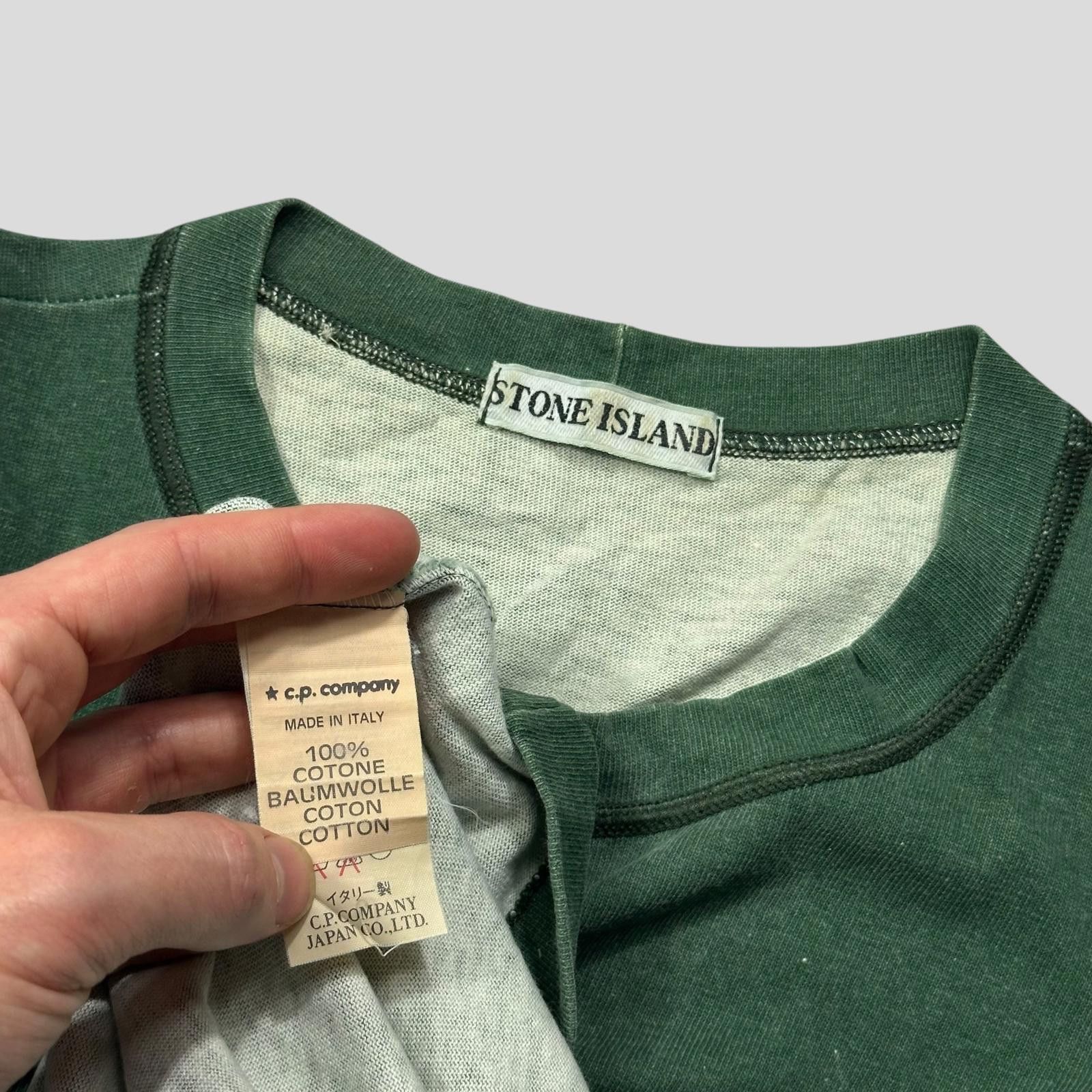 Stone Island Stone Island 1989 Marina Stripe Green Logo T-shirt - M (L) Size US M / EU 48-50 / 2 - 8 Thumbnail