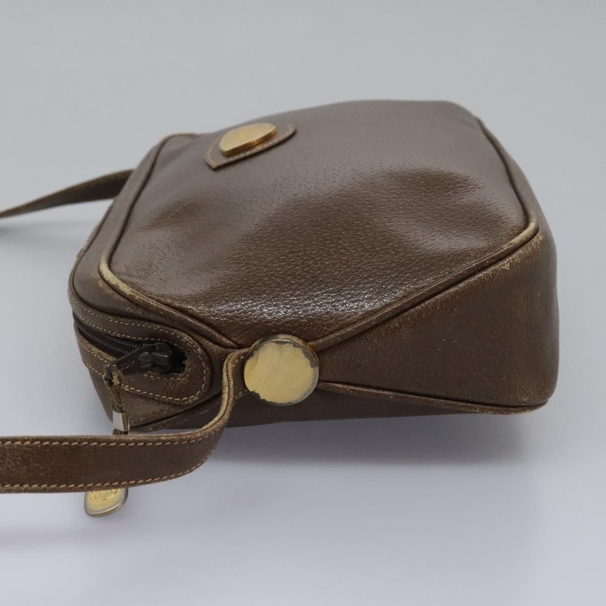 Gucci GUCCI Shoulder Bag Leather Brown Gold 001 261 001 261 Size ONE SIZE - 3 Thumbnail