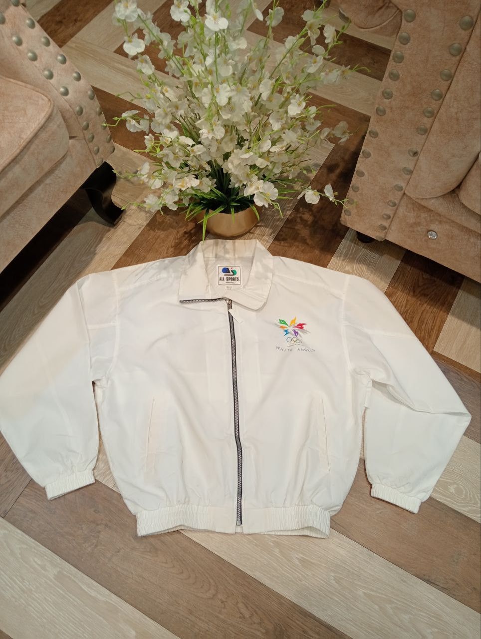 Vintage VINTAGE 90S OLYMPIC WHITE ANGELS ALL SPORT MIZUNO JACKET Size US L / EU 52-54 / 3 - 2 Thumbnail