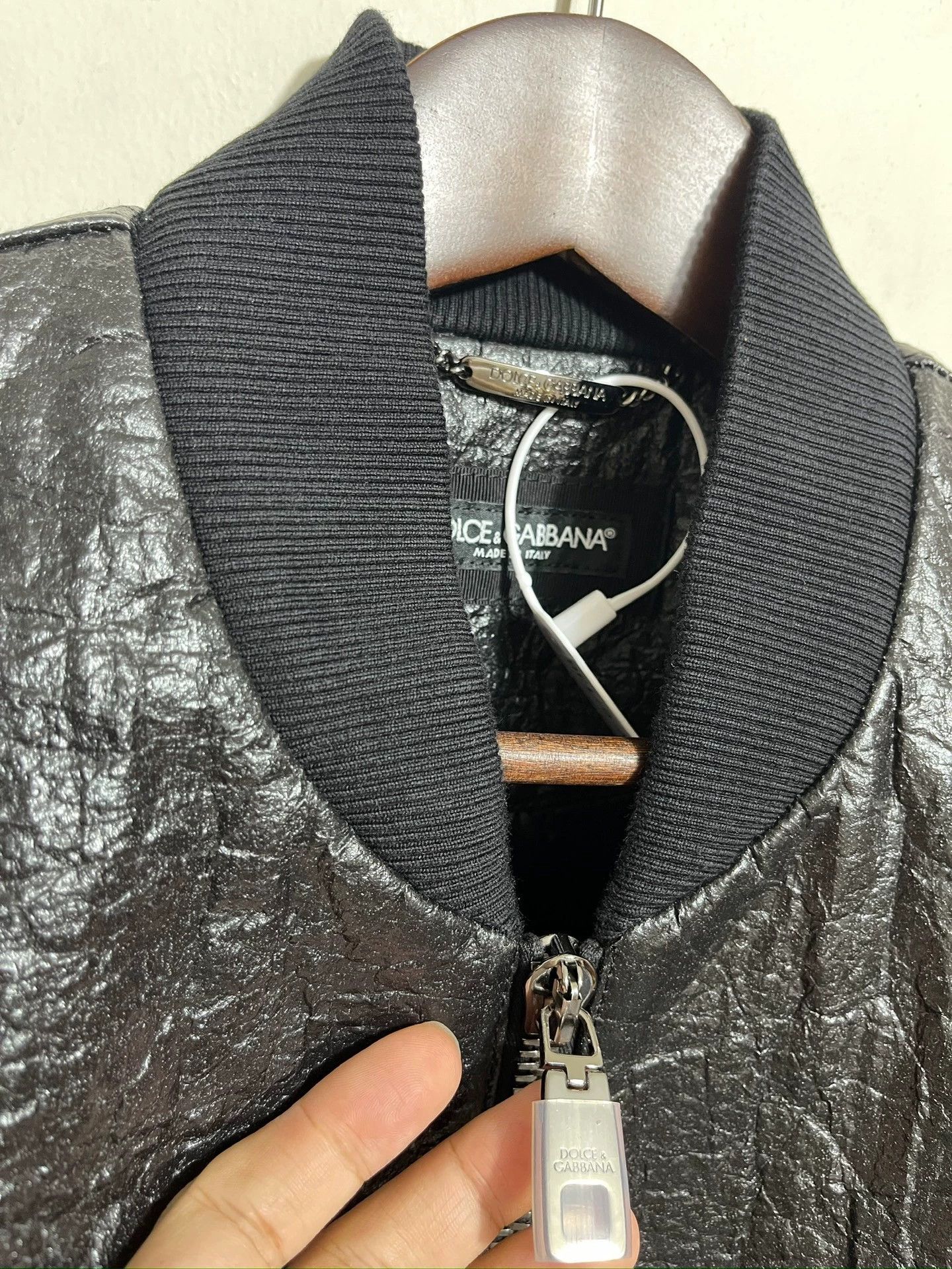 Dolce & Gabbana Dolce & Gabbana Crackled Oversize Jacket 46 Size US S / EU 44-46 / 1 - 3 Thumbnail