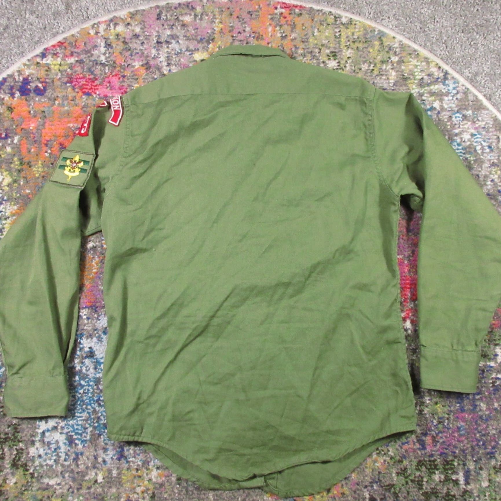 Vintage VINTAGE Boy Scouts of America Shirt 14 1/2 Green Mt Vernon WA Patches Pins Mens Size US S / EU 44-46 / 1 - 2 Thumbnail