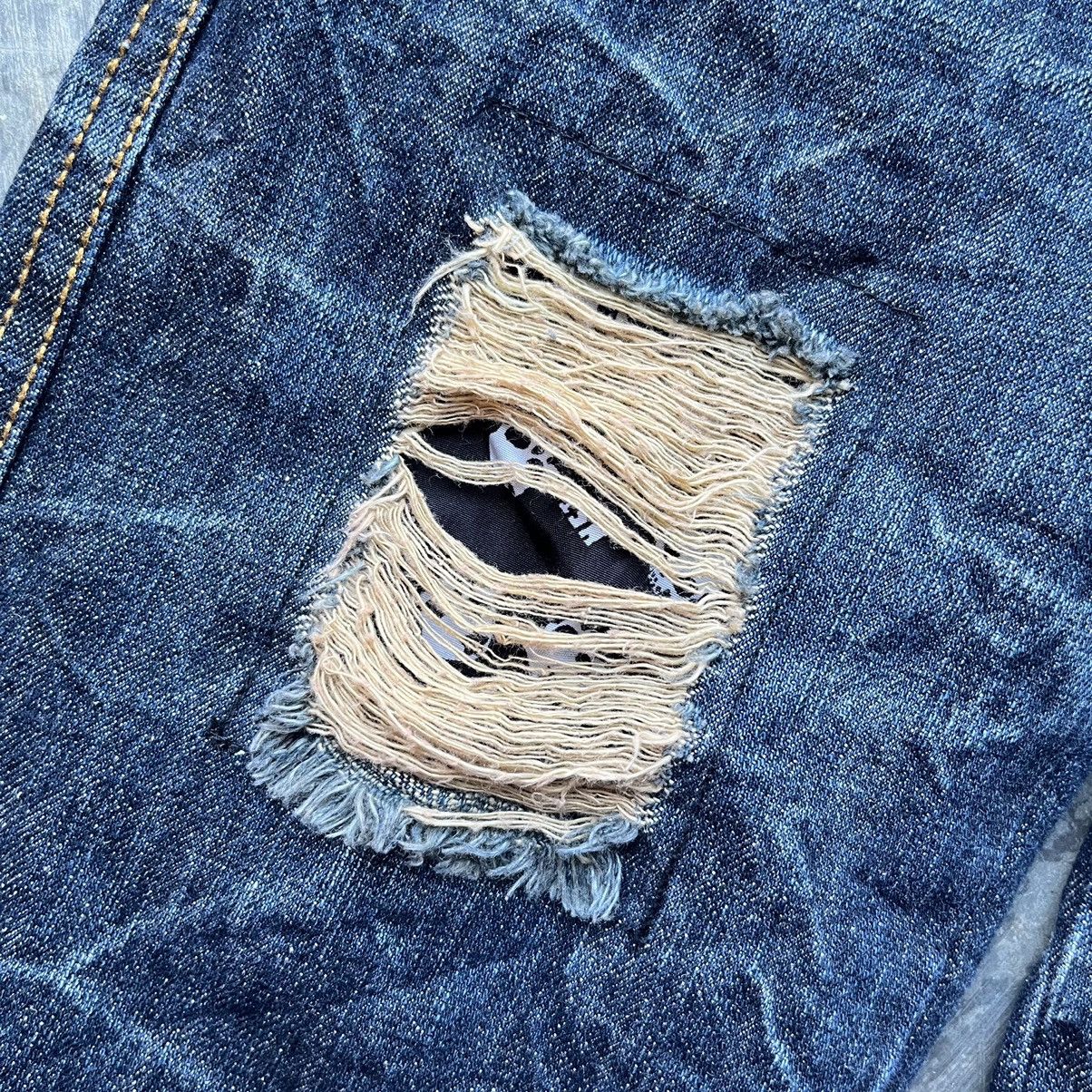 If Six Was Nine × Japanese Brand × KMRii Batsu studio mad punk skull short pants Size US 29 - 5 Thumbnail