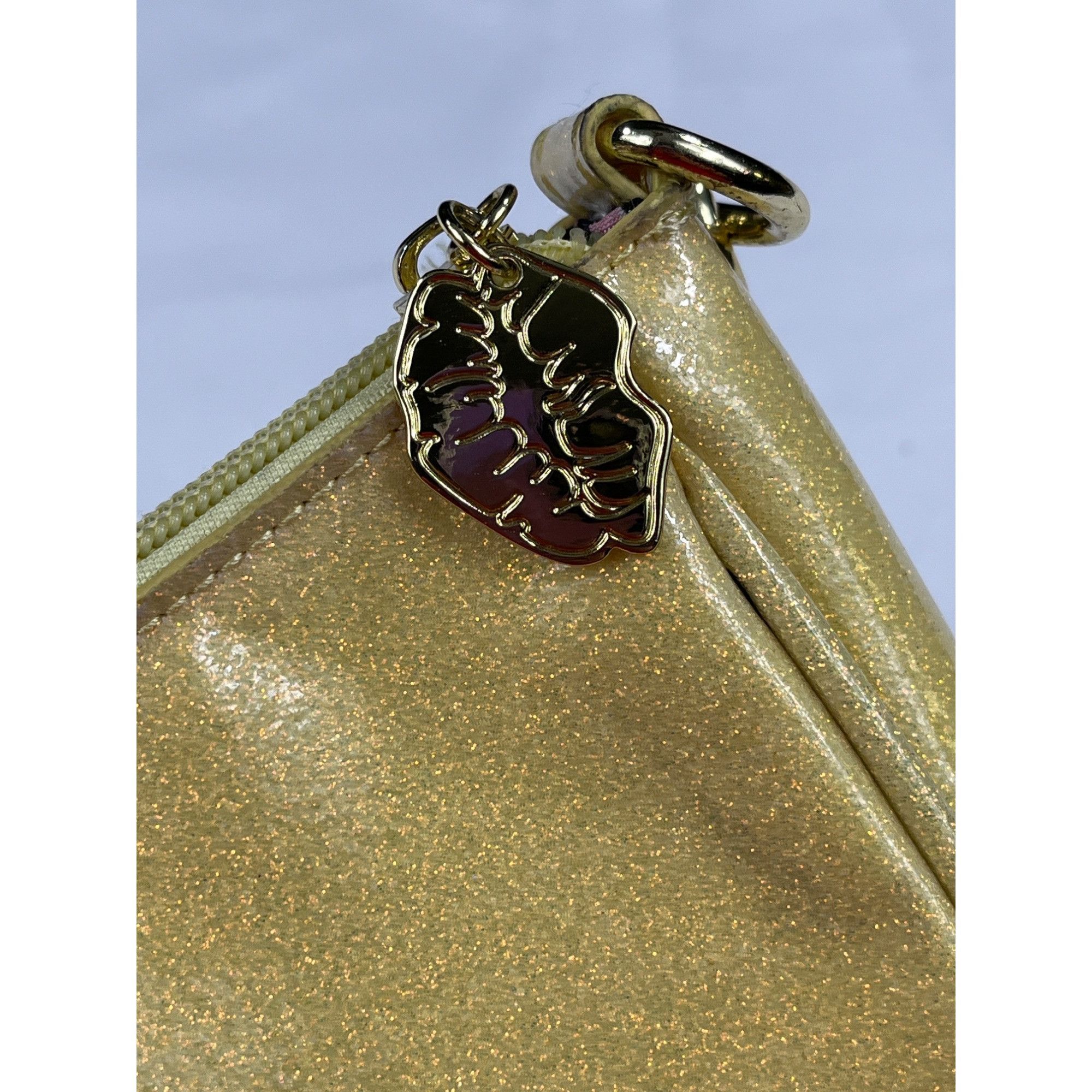 Betsey Johnson Luv Betsey by Betsey Johnson SKU 7885 Yellow Gold Glittery Size ONE SIZE - 5 Thumbnail