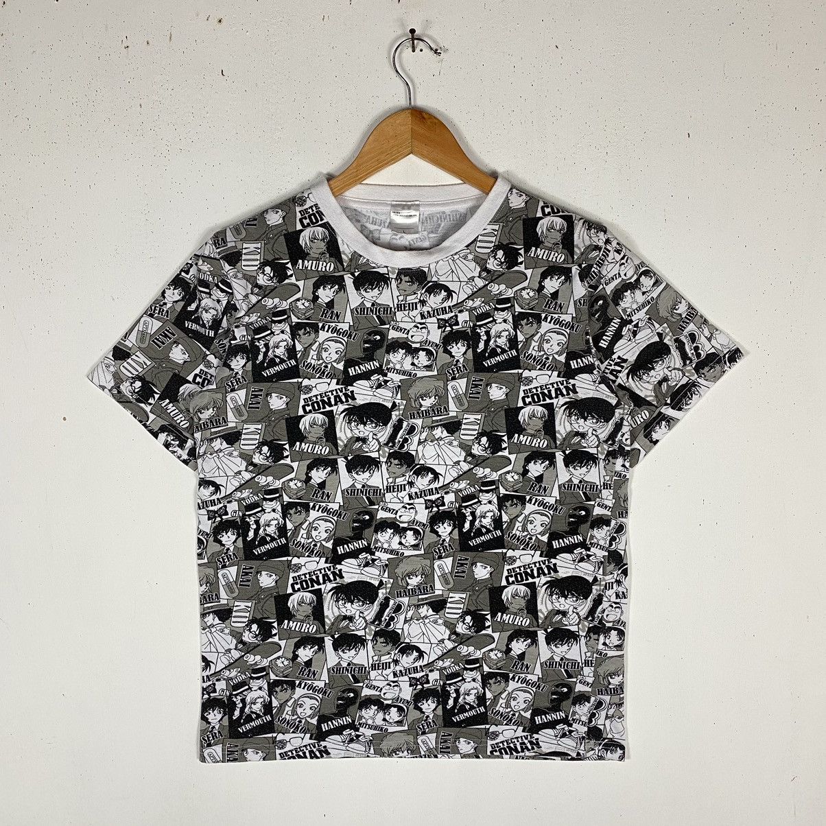 Anime × Japanese Brand DETECTIVE CONAN ANIME MOVIE FULL PRINT GRAPHIC TEE Size US L / EU 52-54 / 3 - 2 Thumbnail
