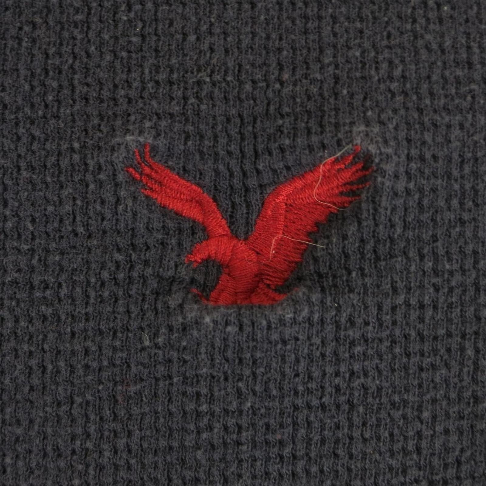 American Eagle Outfitters American Eagle Navy Blue Waffle Knit Long Sleeve Shirt Sz M Size US M / EU 48-50 / 2 - 3 Thumbnail