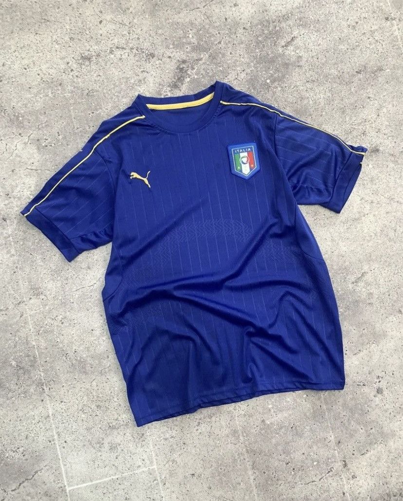 Puma Puma Itallia Home Football Soccer Jersey Size US M / EU 48-50 / 2 - 1 Thumbnail