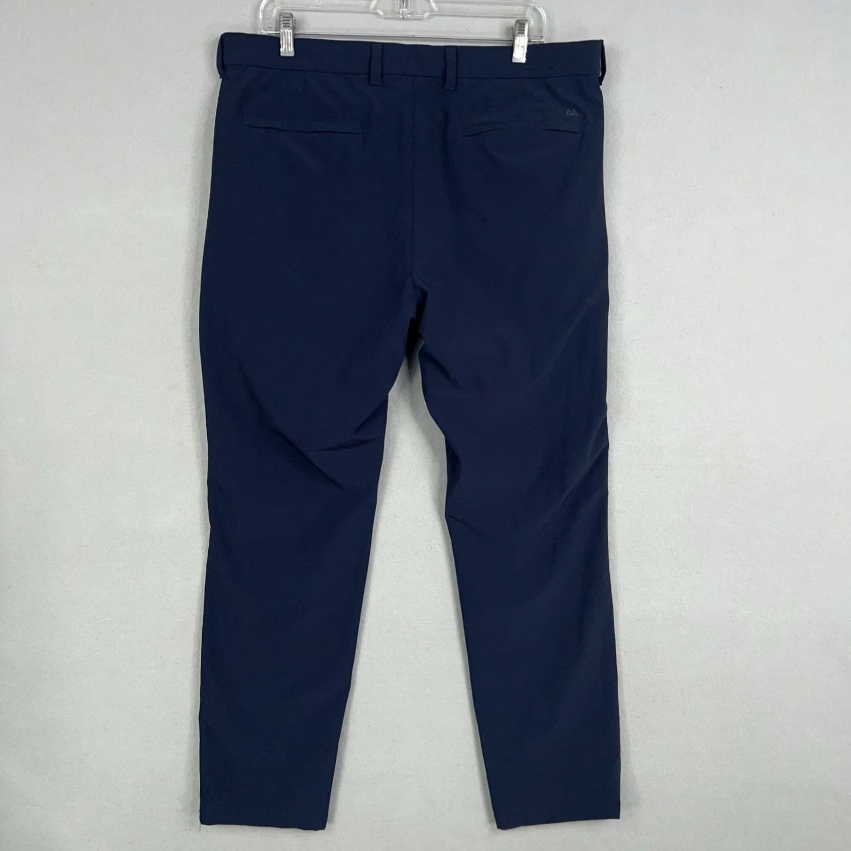 Mizzen+Main Mizzen Main Pants Mens 36x30 Navy Blue Helmsman Slim Performance Stretch Golf Size US 36 / EU 52 - 7 Thumbnail