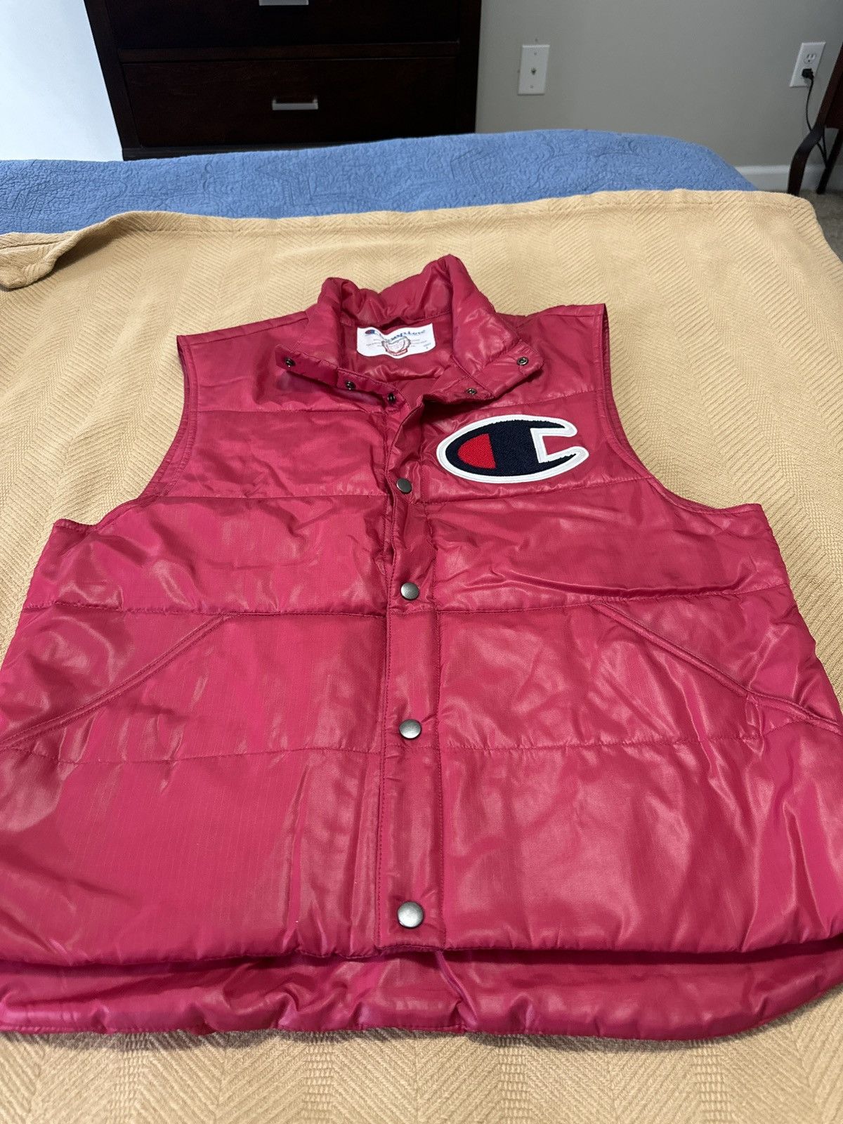ジャケット・アウター SUPREME CHAMPION PUFFY VEST 17SS Supreme Champion Puffy Vest (SS17) - $158