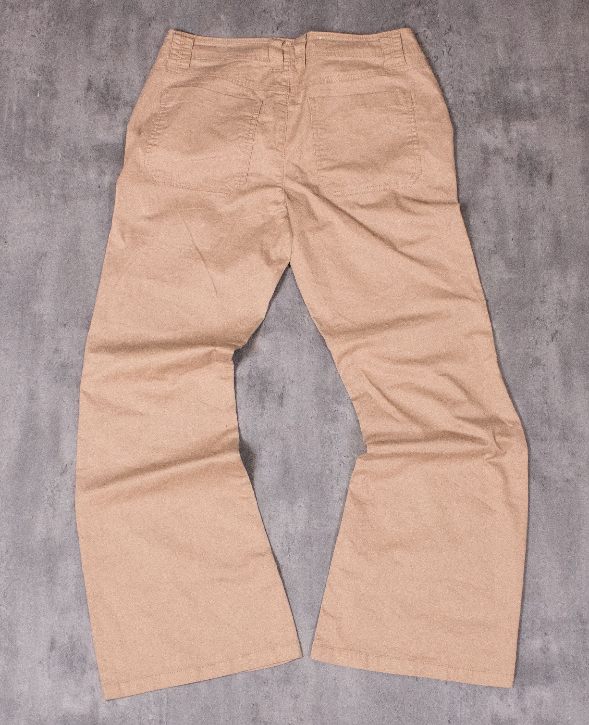 Japanese Brand × Vintage Y2K 2000's Villana Star Baggy Relax Falred Brown Pant's Size US 32 / EU 48 - 12 Thumbnail