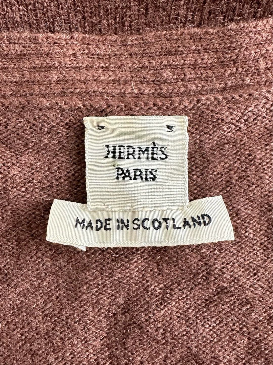 Hermes Hermes Gaultier H clasp brown knit dress women's 42 Size M / US 6-8 / IT 42-44 - 7 Thumbnail