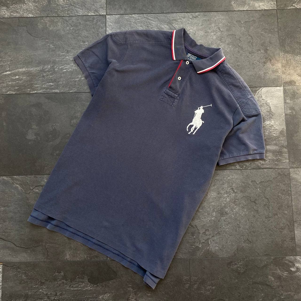 Polo Ralph Lauren × Vintage Vintage rare big pony polo Ralph Lauren polo tee shirt Size US XL / EU 56 / 4 - 1 Thumbnail